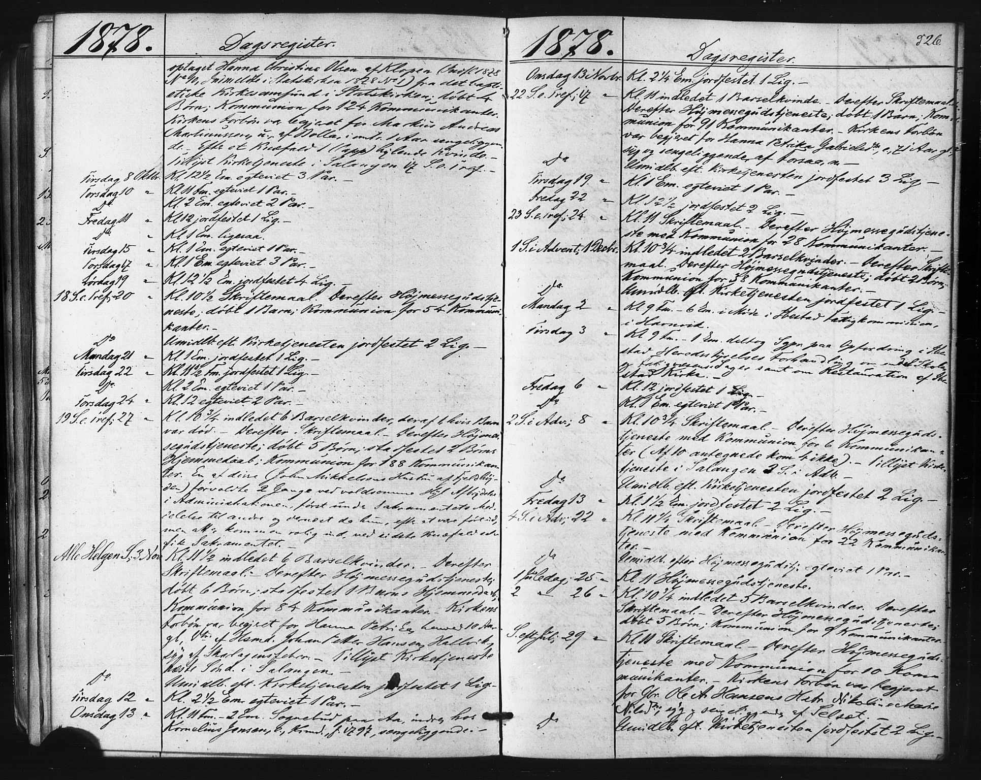 Ibestad sokneprestembete, SATØ/S-0077/H/Ha/Haa/L0010kirke: Parish register (official) no. 10, 1869-1879, p. 526
