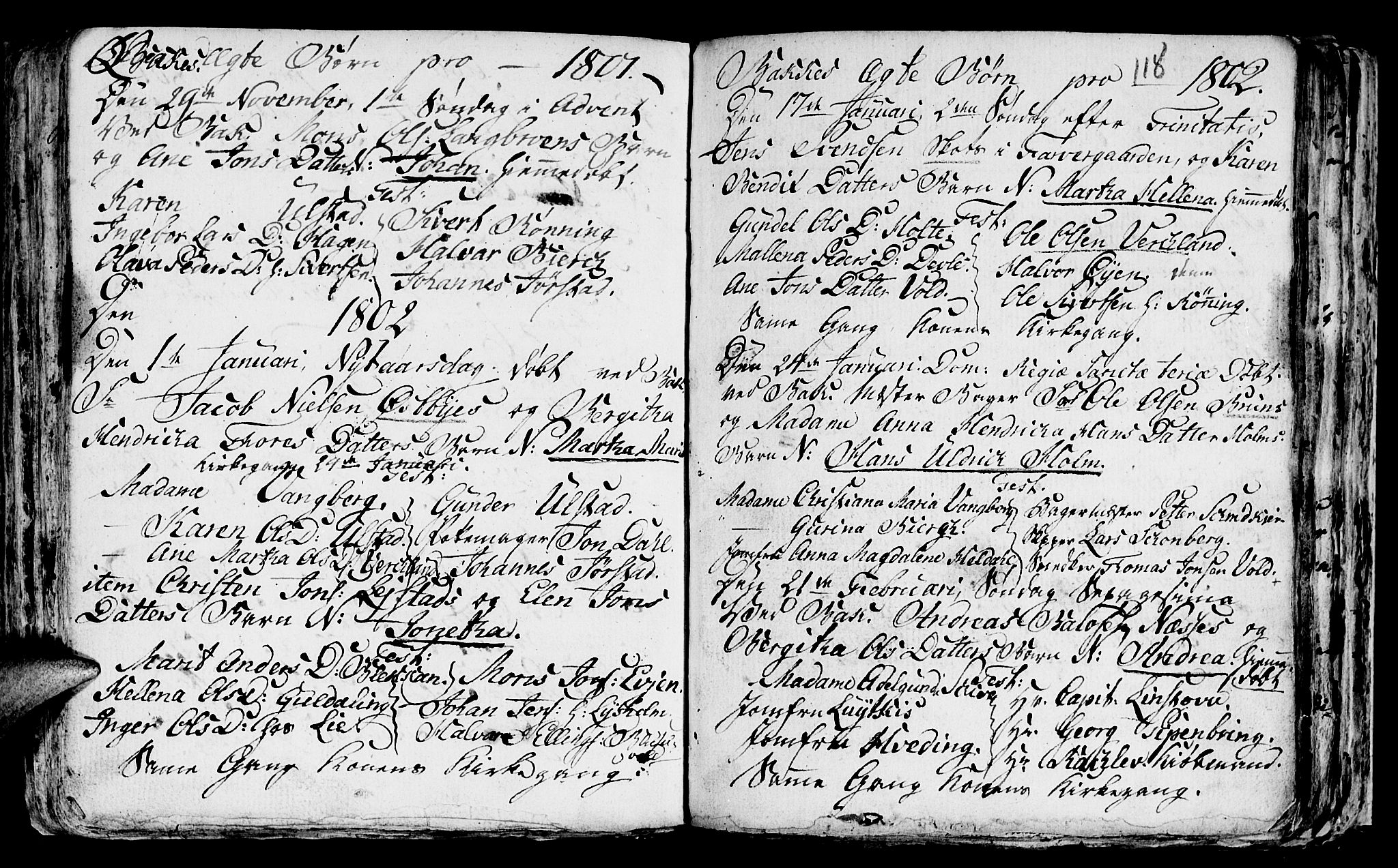 Ministerialprotokoller, klokkerbøker og fødselsregistre - Sør-Trøndelag, SAT/A-1456/604/L0218: Parish register (copy) no. 604C01, 1754-1819, p. 118