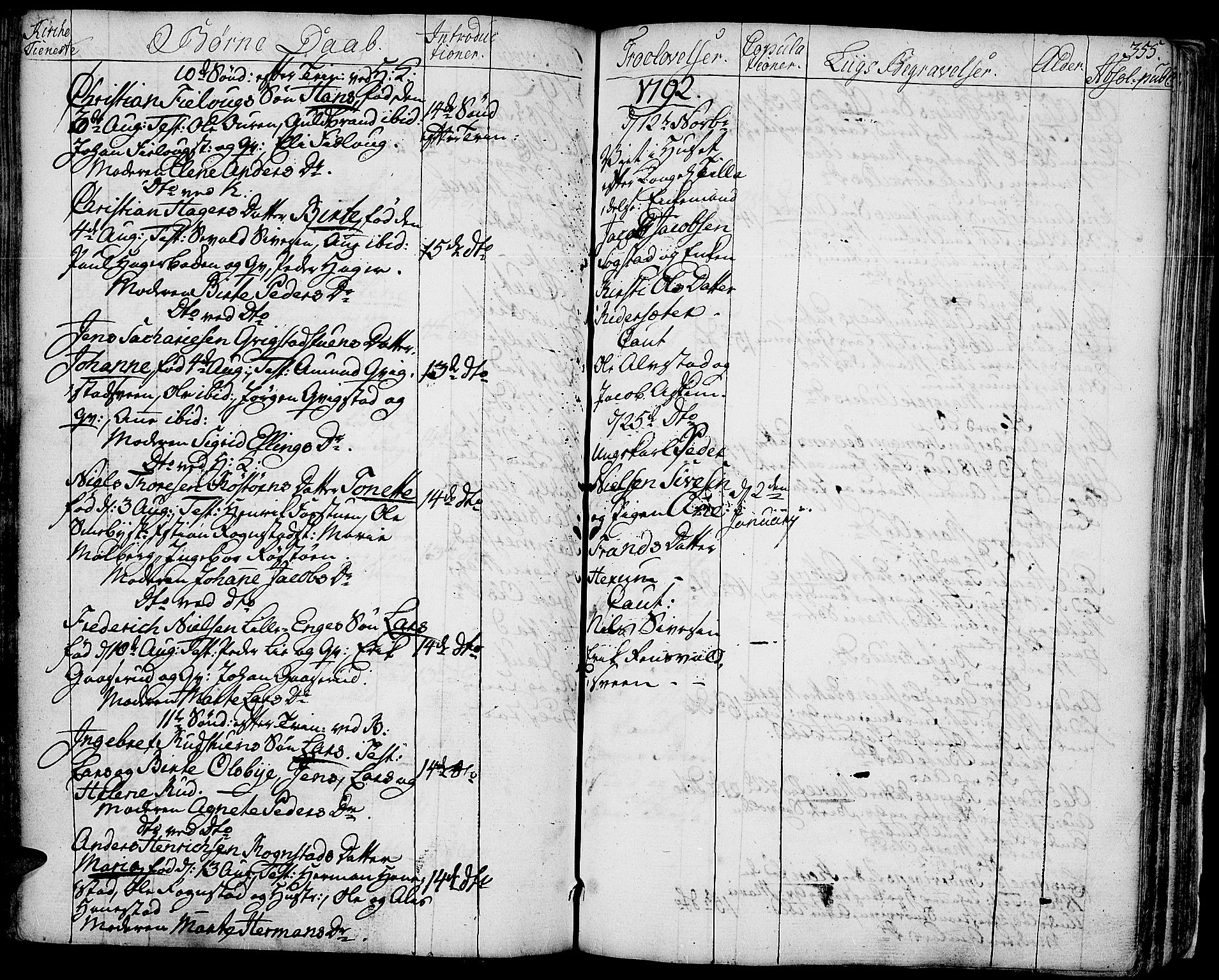 Toten prestekontor, SAH/PREST-102/H/Ha/Haa/L0006: Parish register (official) no. 6, 1773-1793, p. 355