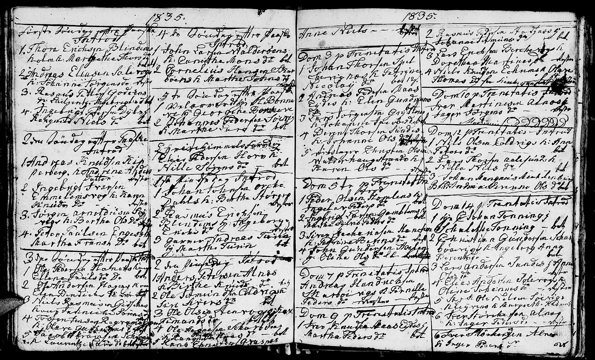 Ministerialprotokoller, klokkerbøker og fødselsregistre - Møre og Romsdal, AV/SAT-A-1454/528/L0424: Parish register (copy) no. 528C05, 1826-1847, p. 84