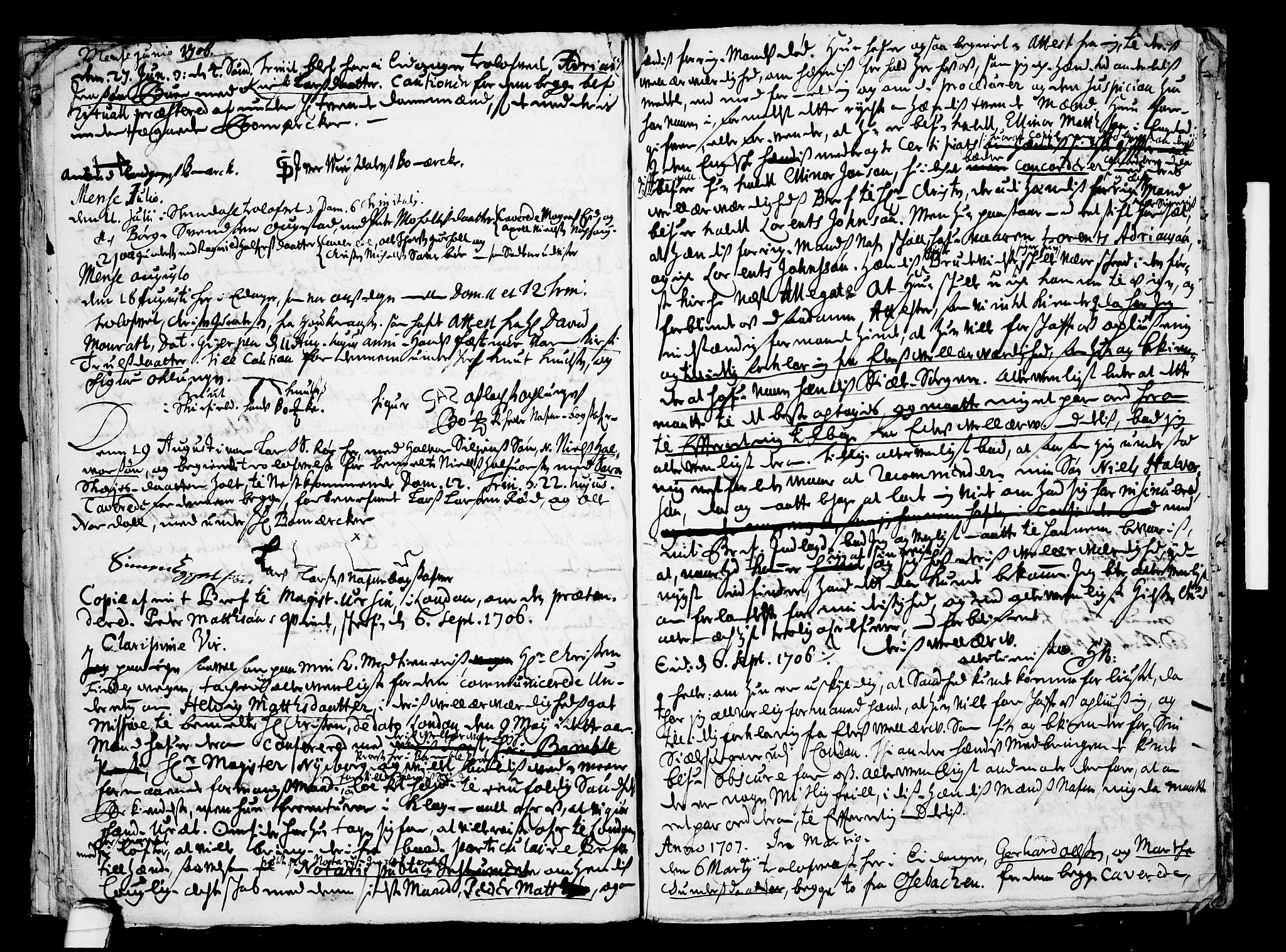 Eidanger kirkebøker, SAKO/A-261/F/Fa/L0001: Parish register (official) no. 1, 1695-1717, p. 25