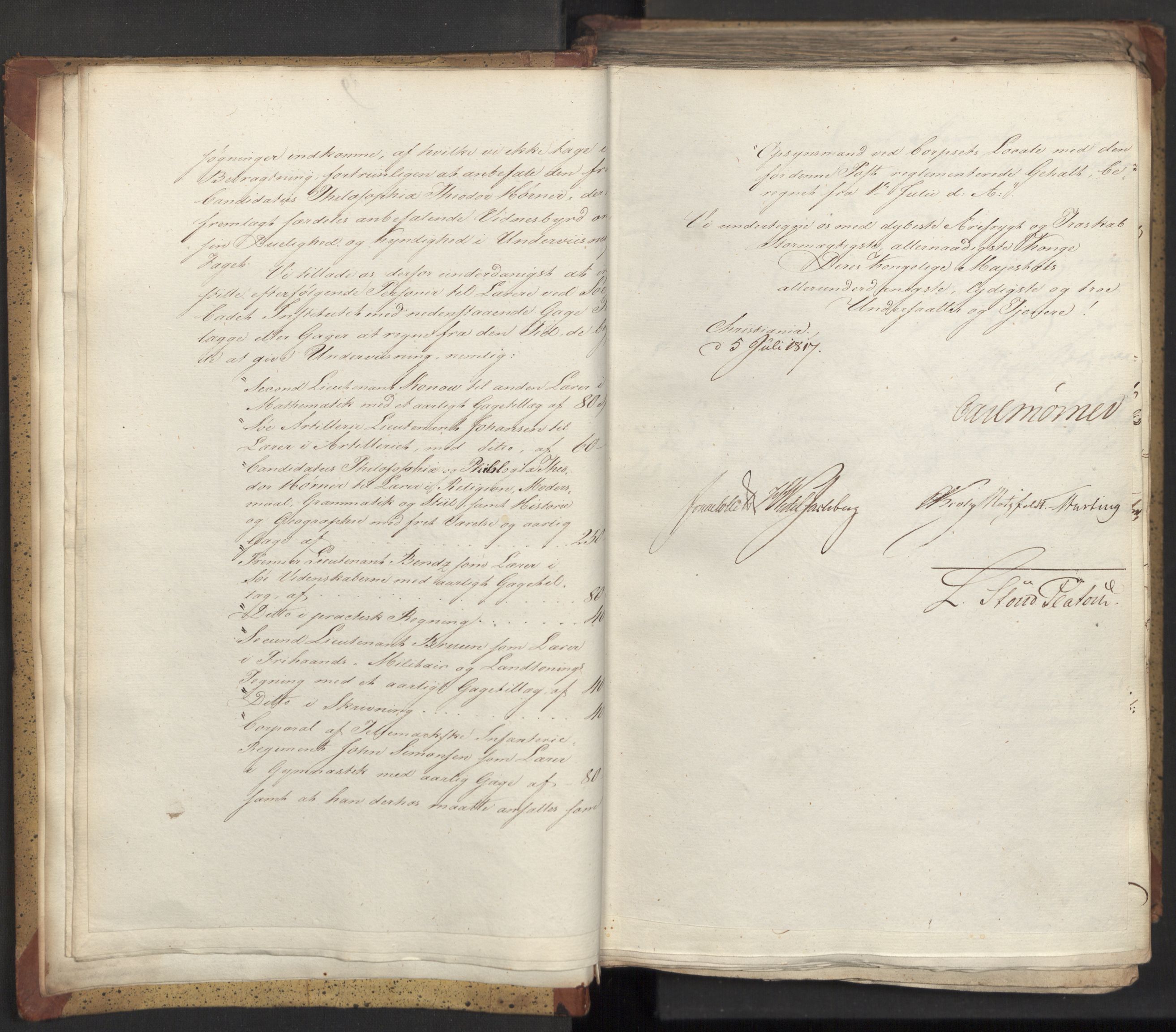 Statsrådsavdelingen i Stockholm, AV/RA-S-1003/D/Da/L0010: Regjeringsinnstillinger nr. 2219-2392, 1817, p. 15