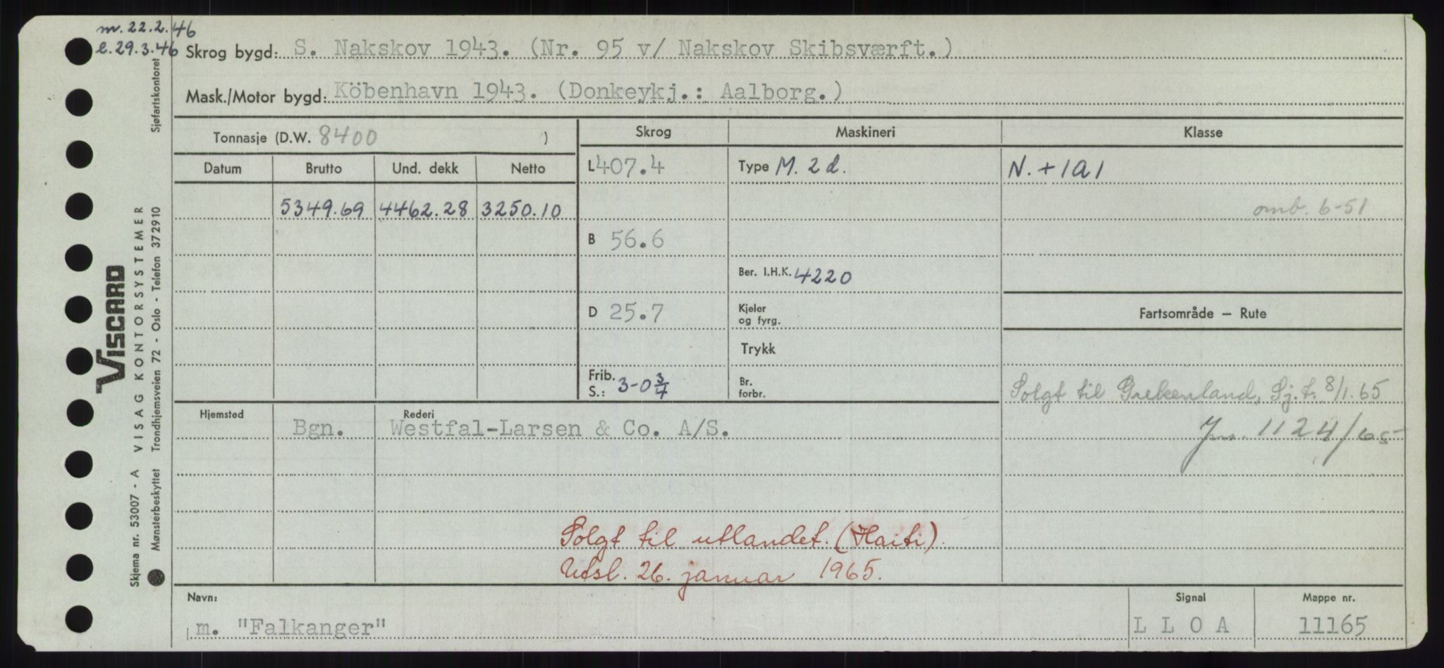 Sjøfartsdirektoratet med forløpere, Skipsmålingen, RA/S-1627/H/Hd/L0010: Fartøy, F-Fjø, p. 71