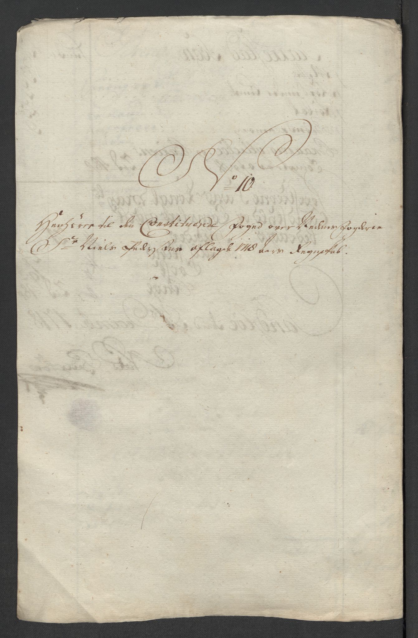 Rentekammeret inntil 1814, Reviderte regnskaper, Fogderegnskap, AV/RA-EA-4092/R39/L2327: Fogderegnskap Nedenes, 1718, p. 213