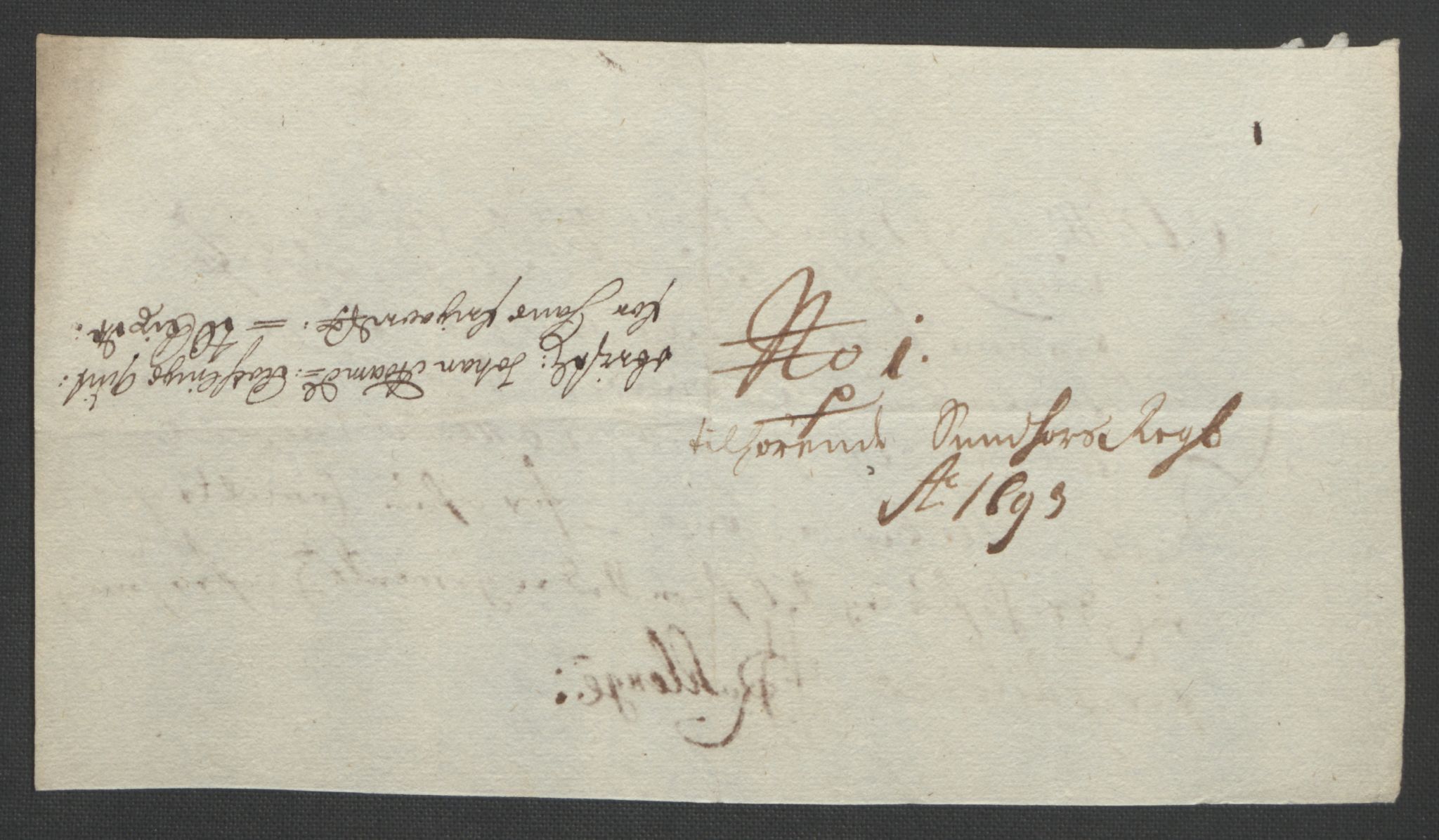 Rentekammeret inntil 1814, Reviderte regnskaper, Fogderegnskap, RA/EA-4092/R53/L3421: Fogderegnskap Sunn- og Nordfjord, 1693-1694, p. 83