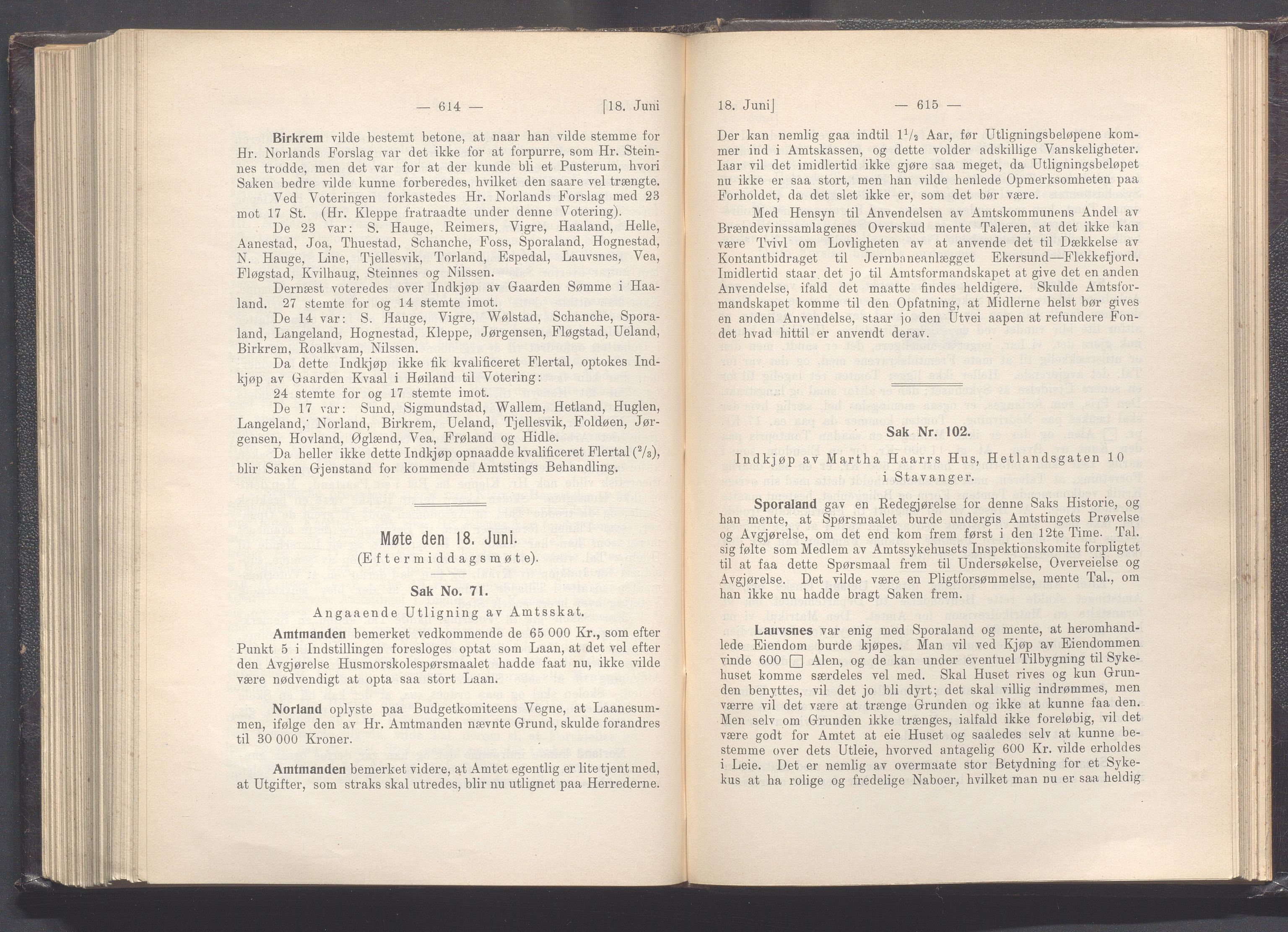 Rogaland fylkeskommune - Fylkesrådmannen , IKAR/A-900/A, 1910, p. 320