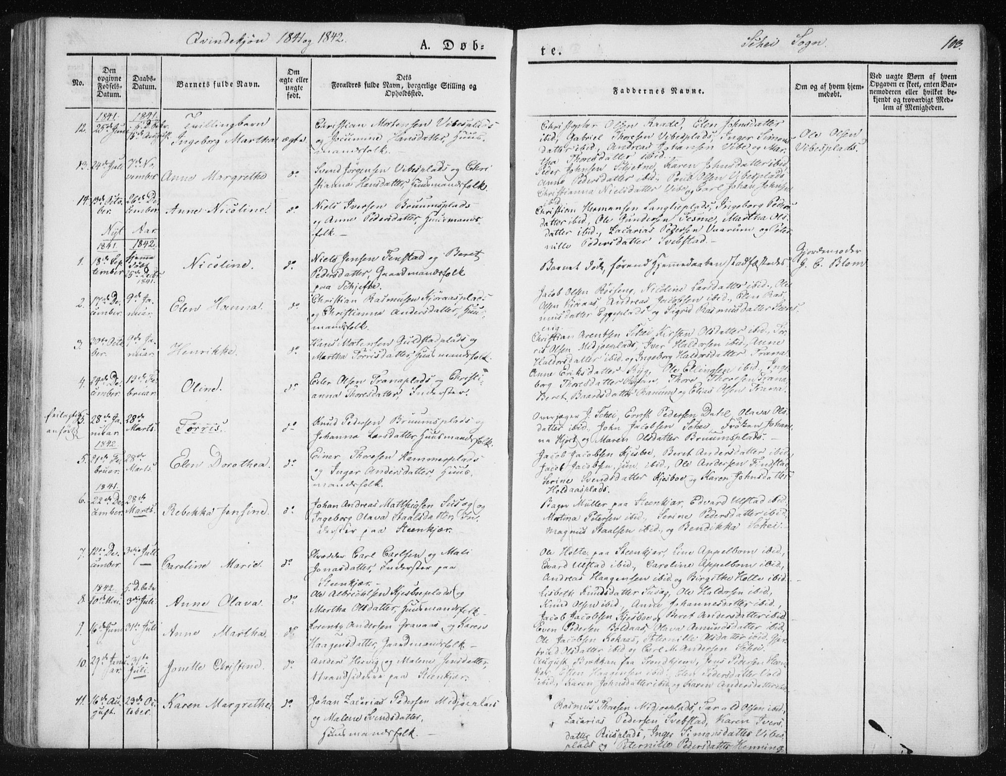 Ministerialprotokoller, klokkerbøker og fødselsregistre - Nord-Trøndelag, AV/SAT-A-1458/735/L0339: Parish register (official) no. 735A06 /2, 1836-1848, p. 103