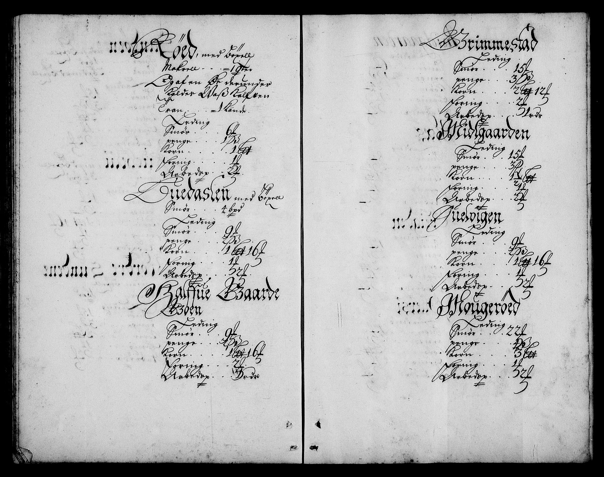 Rentekammeret inntil 1814, Realistisk ordnet avdeling, AV/RA-EA-4070/N/Na/L0003/0007: [XI h]: Tønsbergs amt og Larvik grevskaps jordebøker: / Larvik grevskaps jordebok, 1692