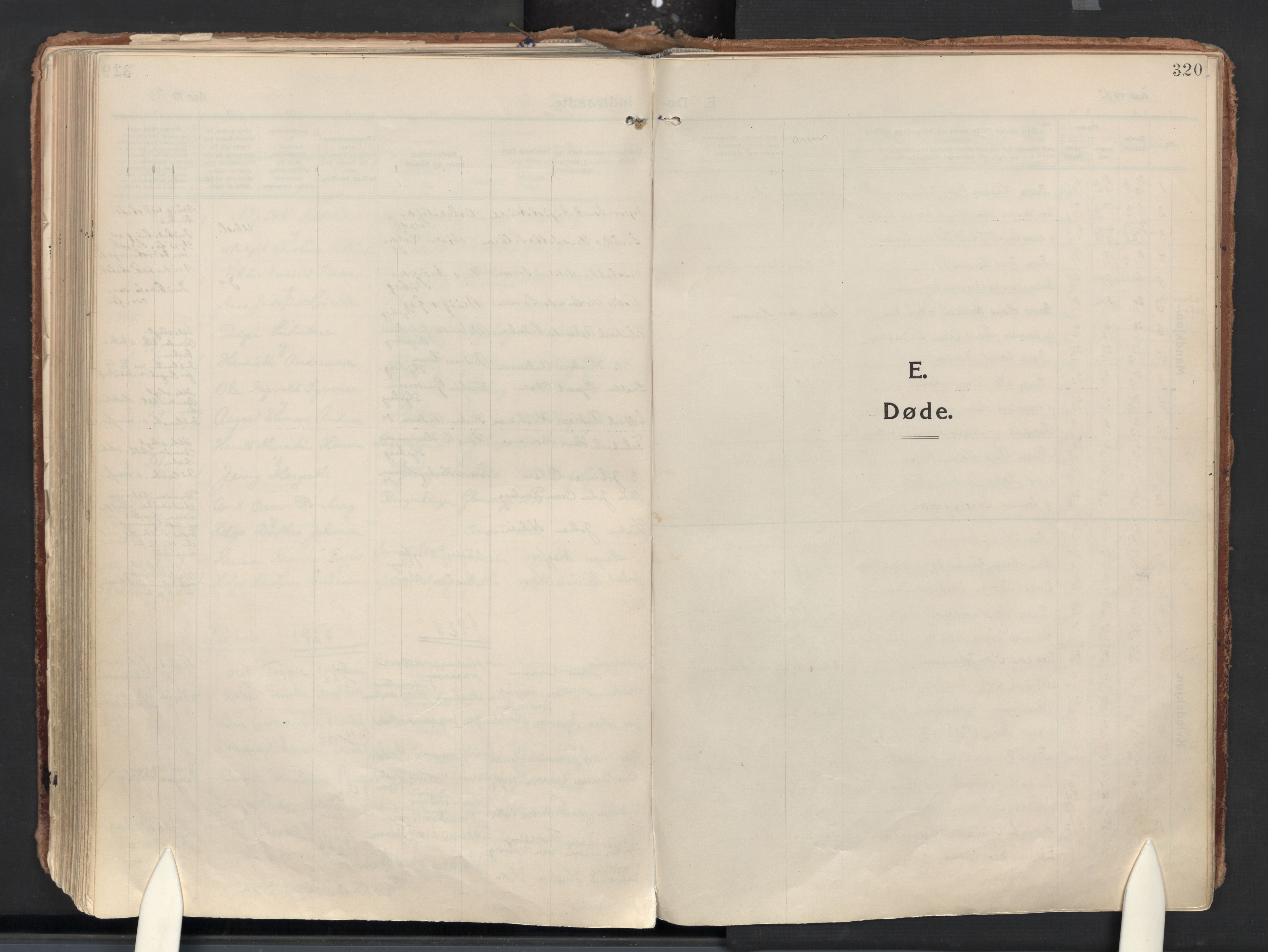 Skjeberg prestekontor Kirkebøker, AV/SAO-A-10923/F/Fa/L0011: Parish register (official) no. I 11, 1912-1939, p. 320