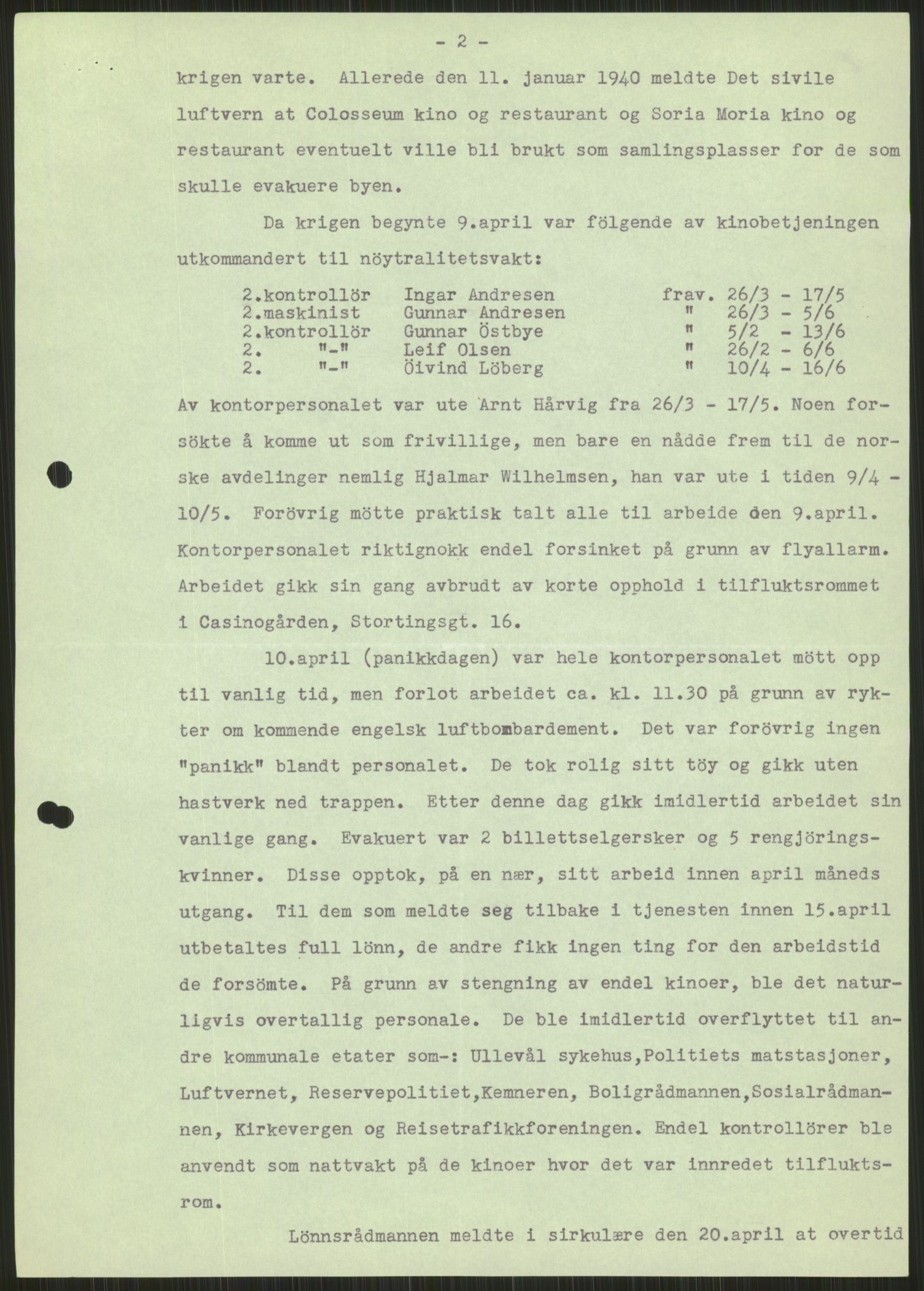 Forsvaret, Forsvarets krigshistoriske avdeling, AV/RA-RAFA-2017/Y/Ya/L0013: II-C-11-31 - Fylkesmenn.  Rapporter om krigsbegivenhetene 1940., 1940, p. 583