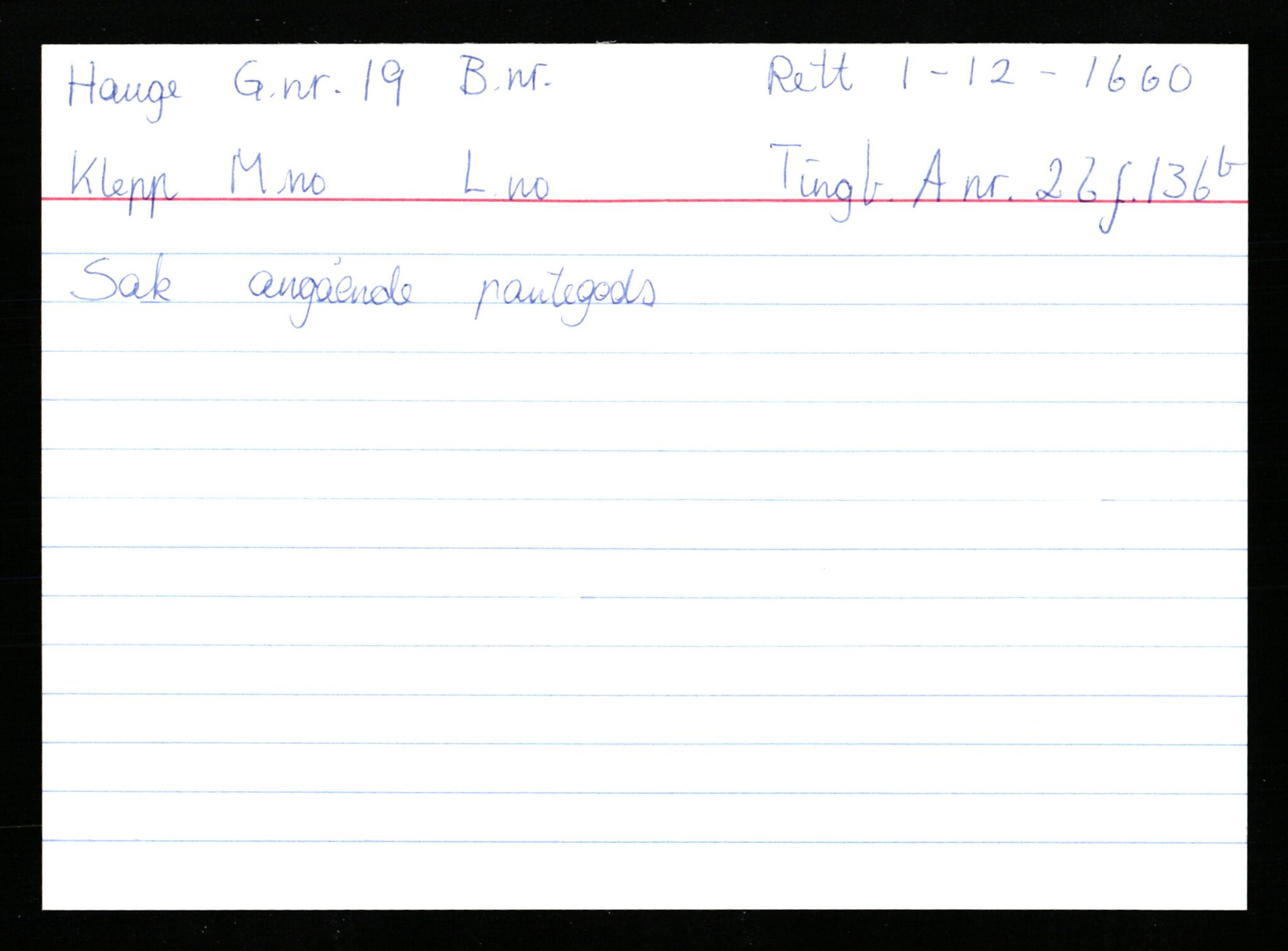 Statsarkivet i Stavanger, AV/SAST-A-101971/03/Y/Ym/L0021: Åstedskort sortert etter gårdsnavn: Hauge - Haukås, 1600-1950, p. 104