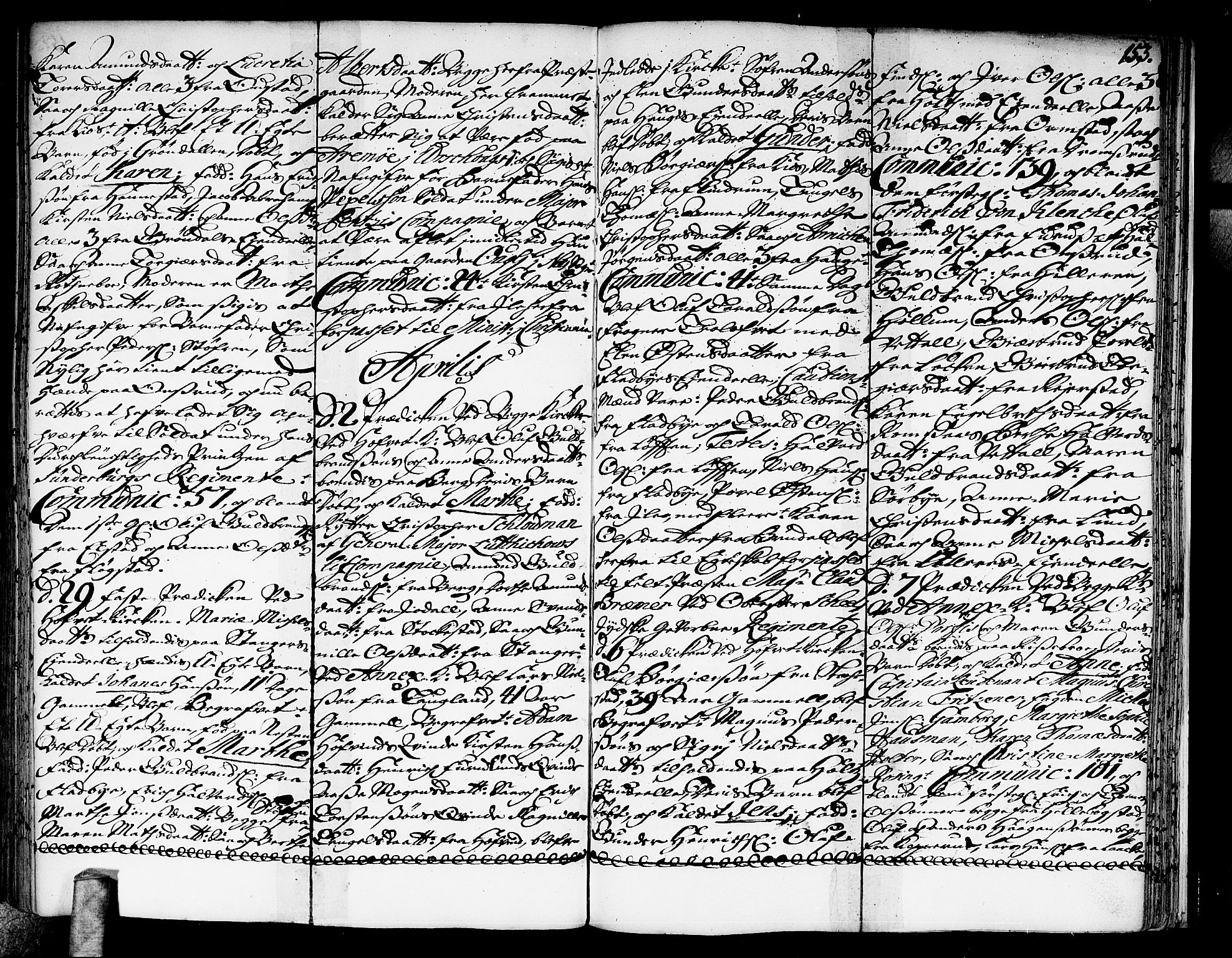 Ullensaker prestekontor Kirkebøker, AV/SAO-A-10236a/F/Fa/L0003: Parish register (official) no. I 3, 1711-1720, p. 153