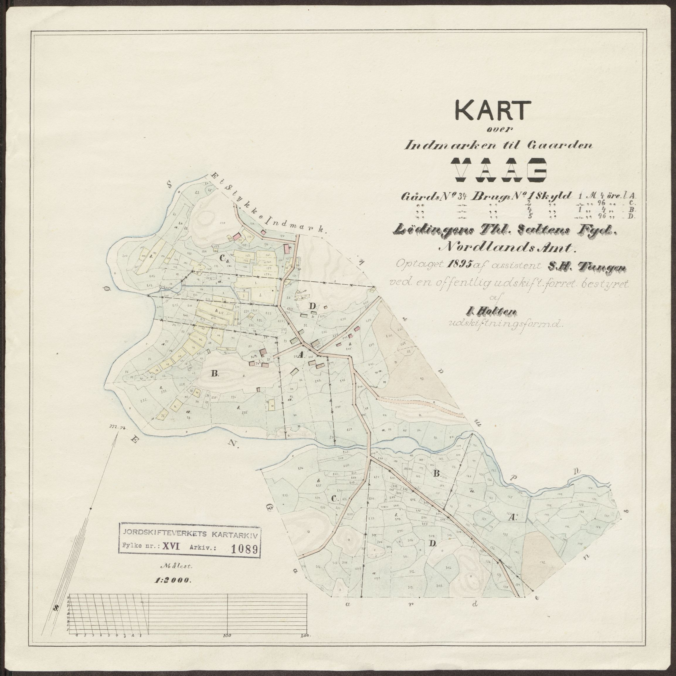 Jordskifteverkets kartarkiv, RA/S-3929/T, 1859-1988, p. 1249