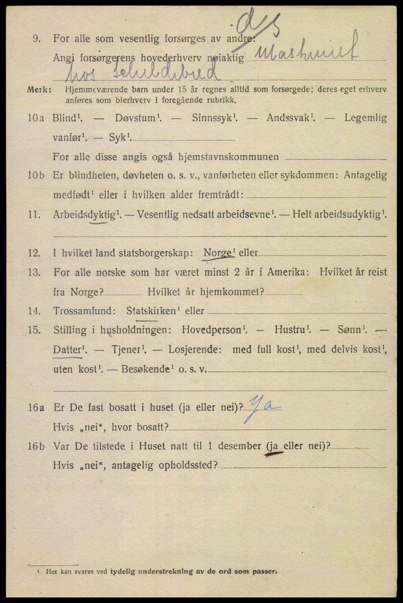 SAK, 1920 census for Kristiansand, 1920, p. 34784