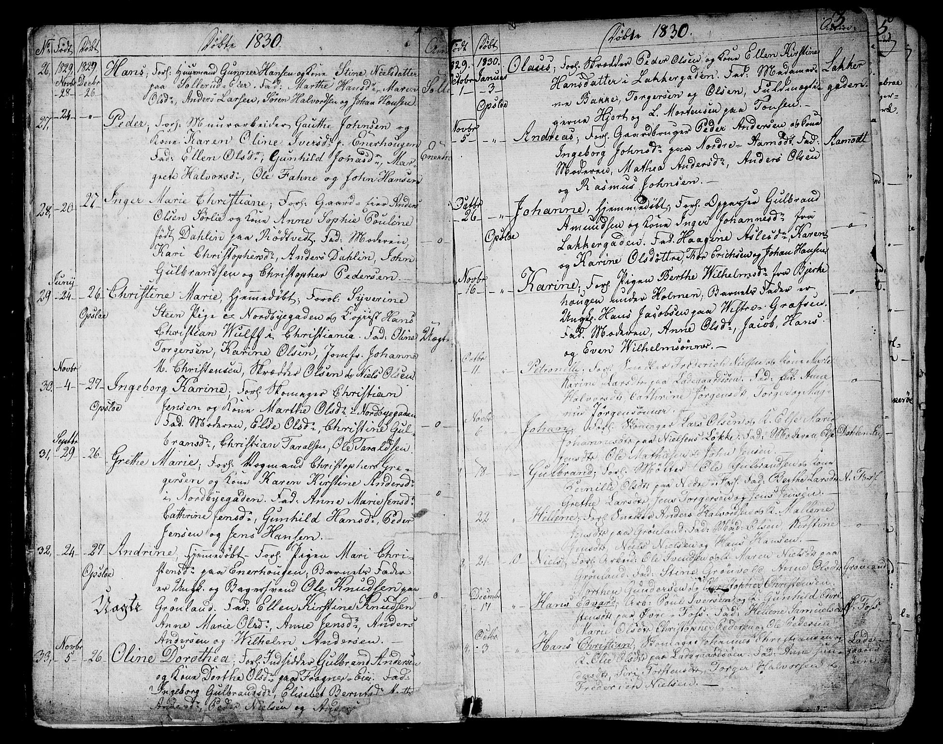 Aker prestekontor kirkebøker, AV/SAO-A-10861/G/L0006: Parish register (copy) no. 6, 1830-1838, p. 3