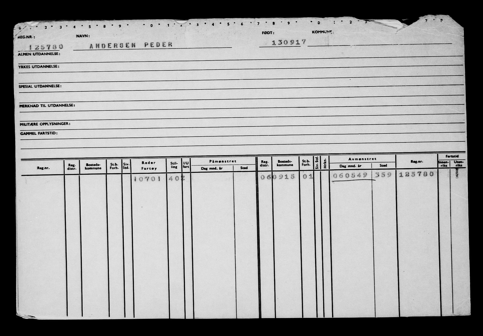 Direktoratet for sjømenn, AV/RA-S-3545/G/Gb/L0151: Hovedkort, 1917, p. 596