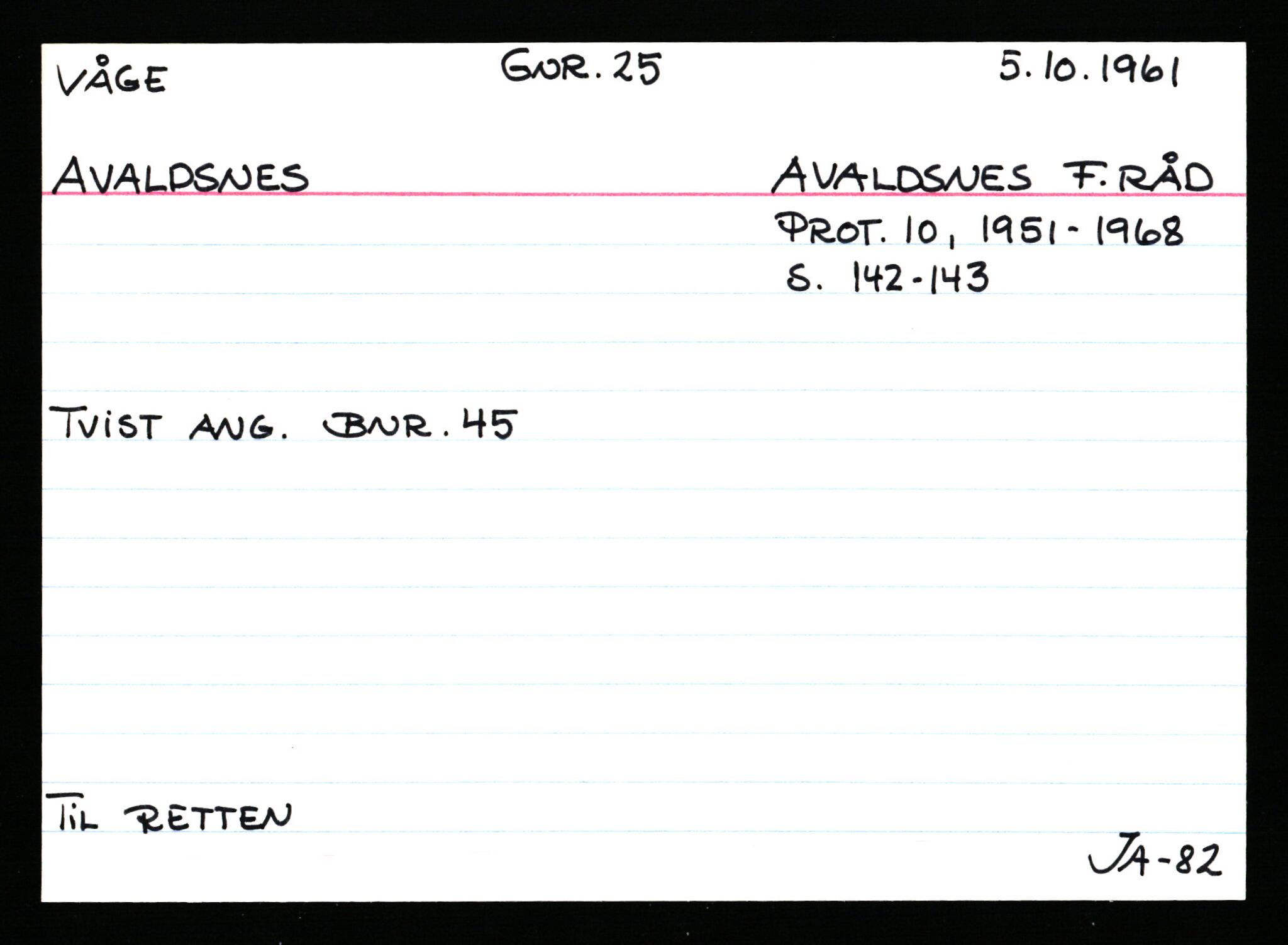 Statsarkivet i Stavanger, AV/SAST-A-101971/03/Y/Ym/L0068: Åstedskort sortert etter gårdsnavn: Vormedal - Ytrevold, 1600-1950, p. 212