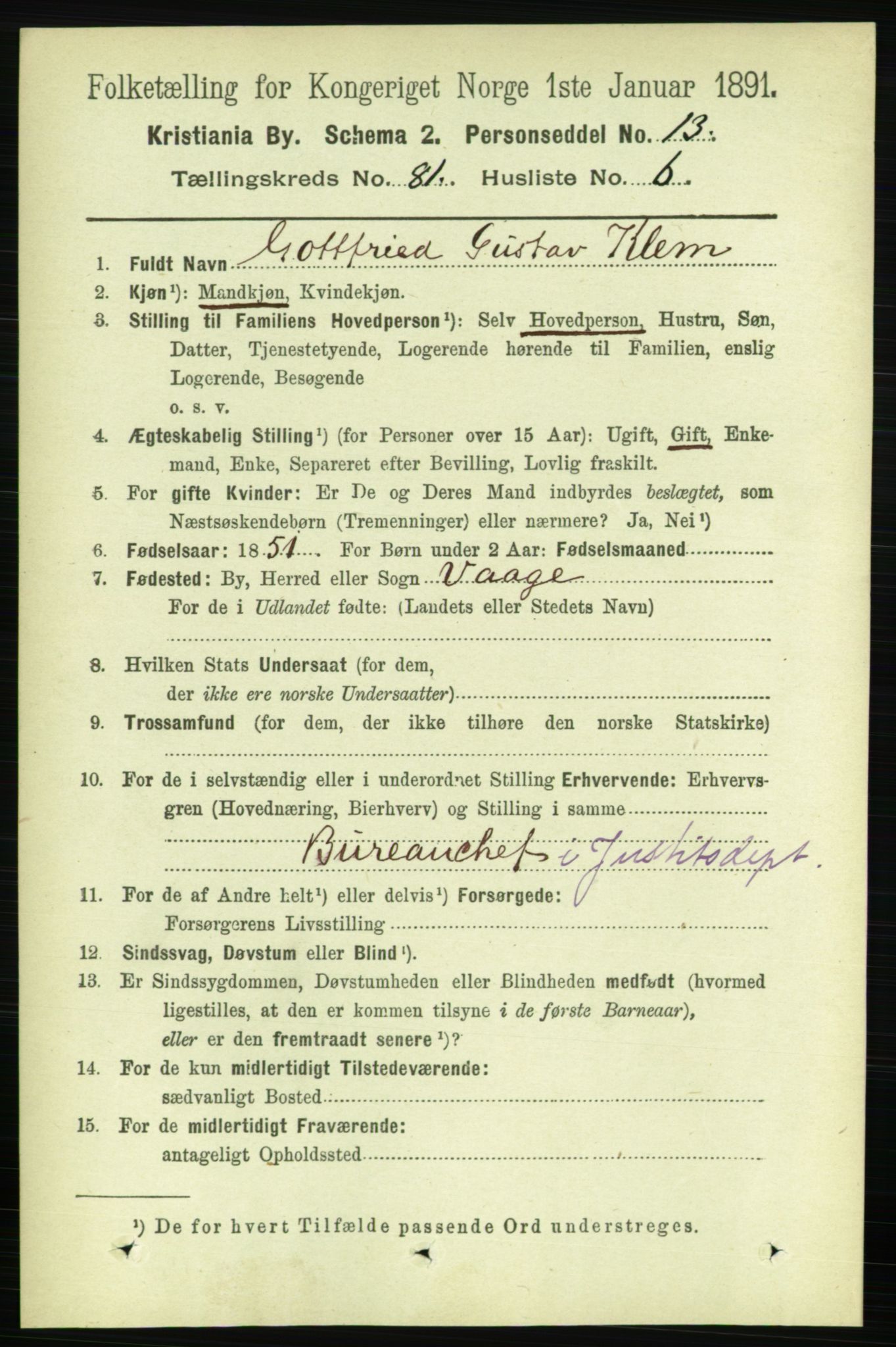 RA, 1891 census for 0301 Kristiania, 1891, p. 41731