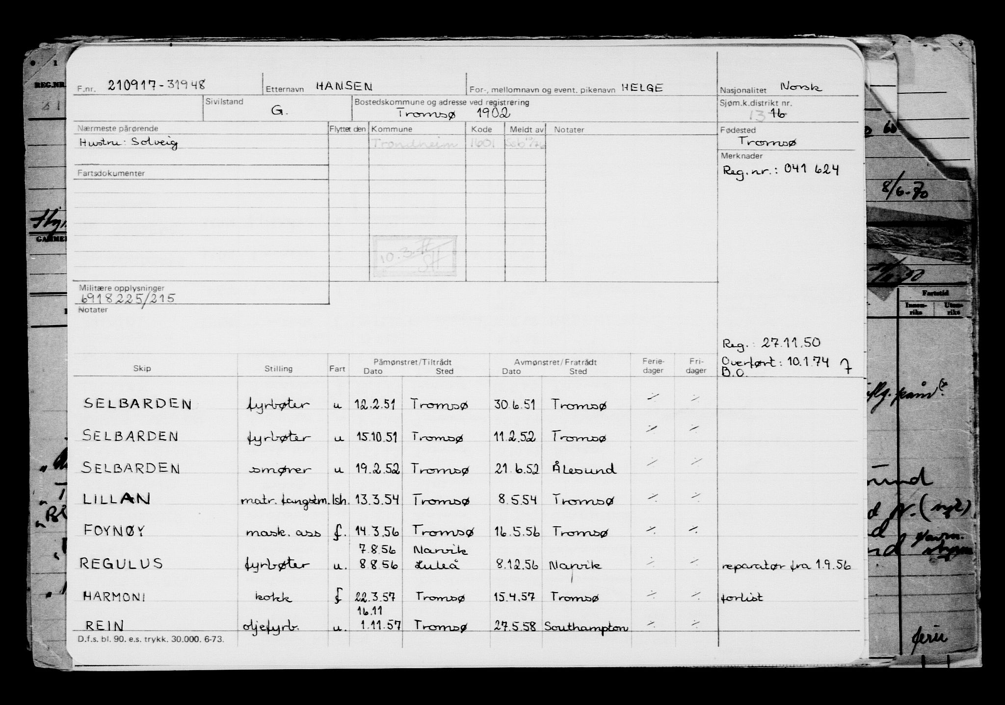 Direktoratet for sjømenn, AV/RA-S-3545/G/Gb/L0152: Hovedkort, 1917, p. 38