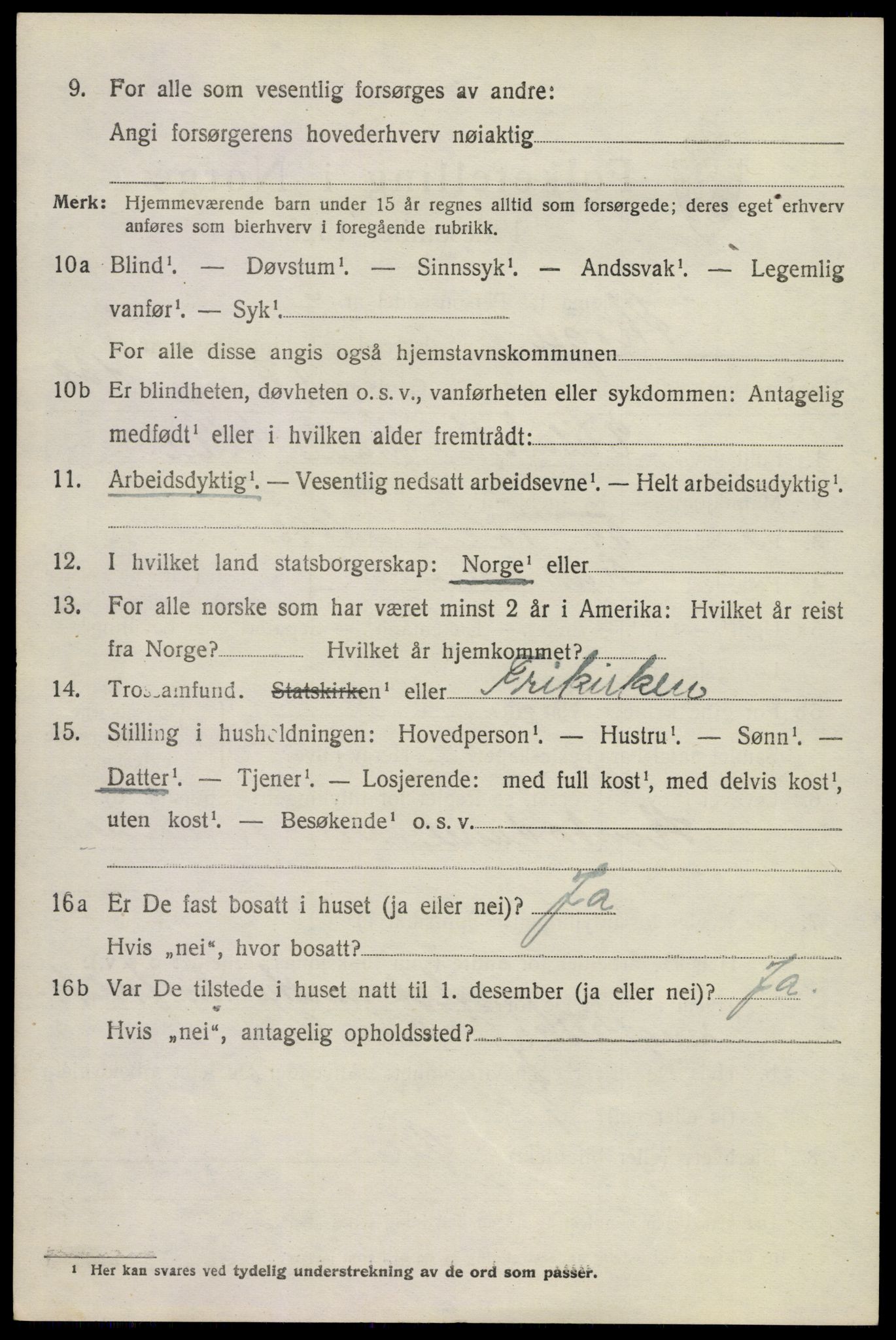 SAKO, 1920 census for Skoger, 1920, p. 9502