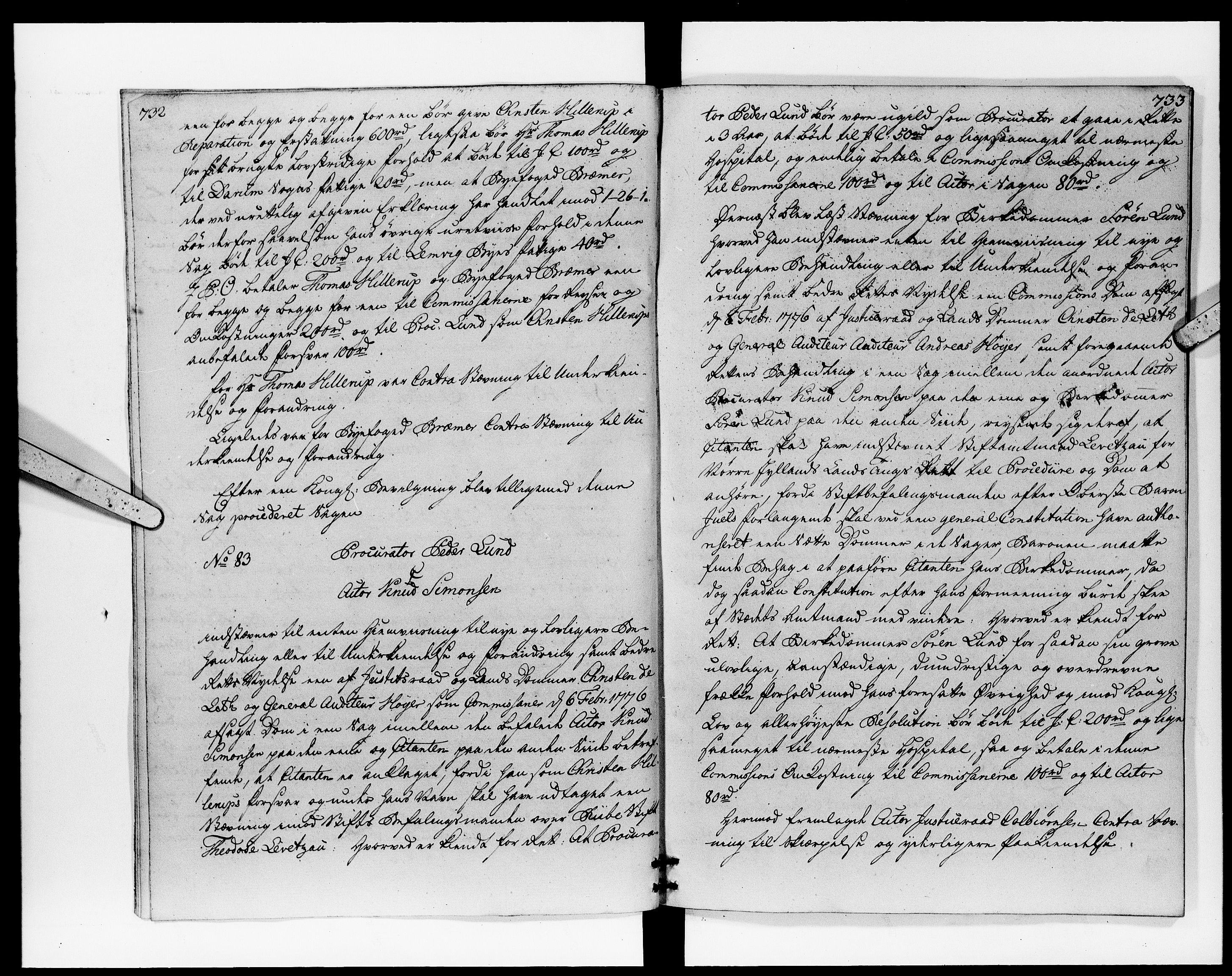 Højesteret, DRA/A-0009, 1777, p. 732-733