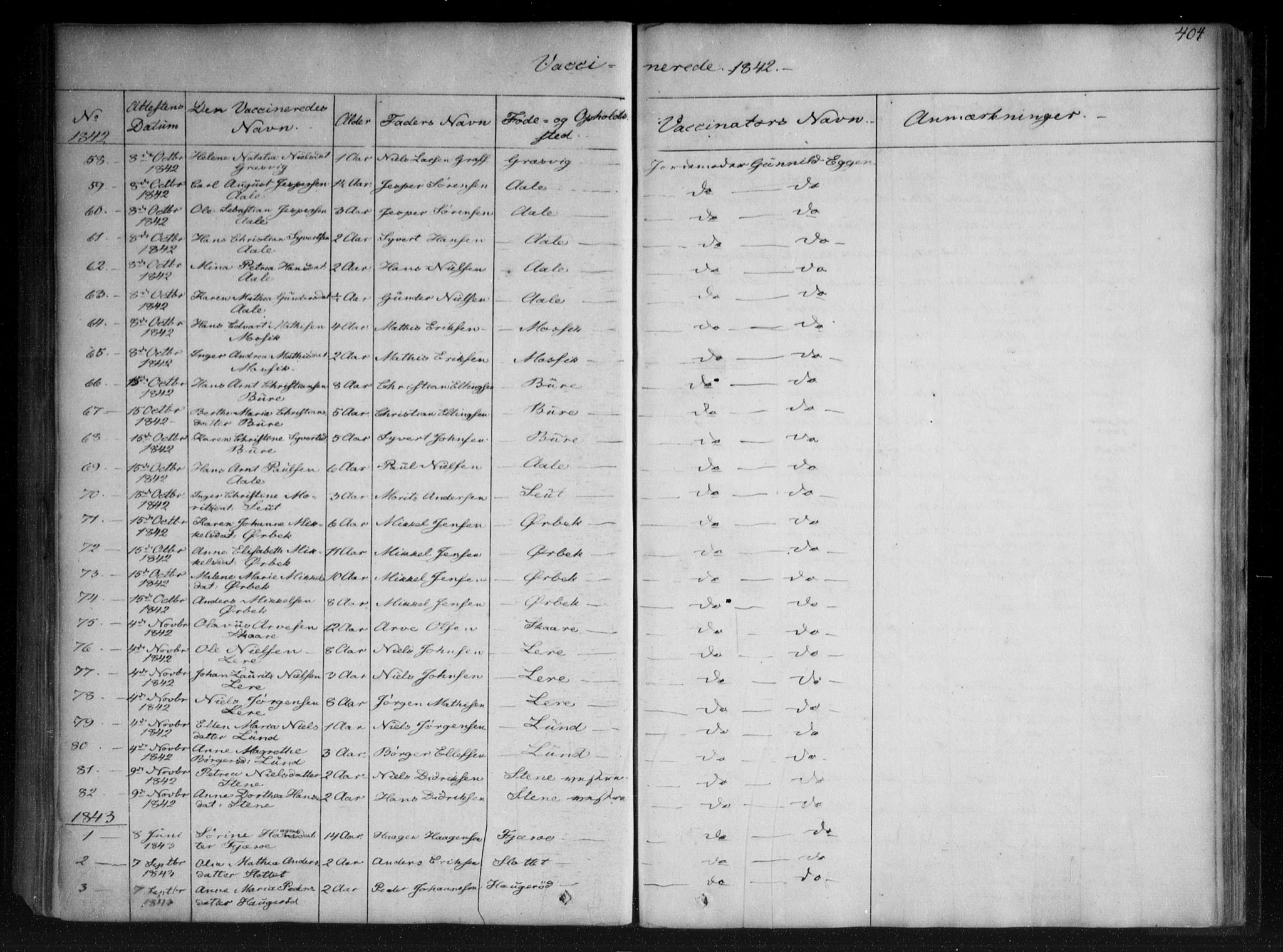 Onsøy prestekontor Kirkebøker, SAO/A-10914/F/Fa/L0003: Parish register (official) no. I 3, 1841-1860, p. 404
