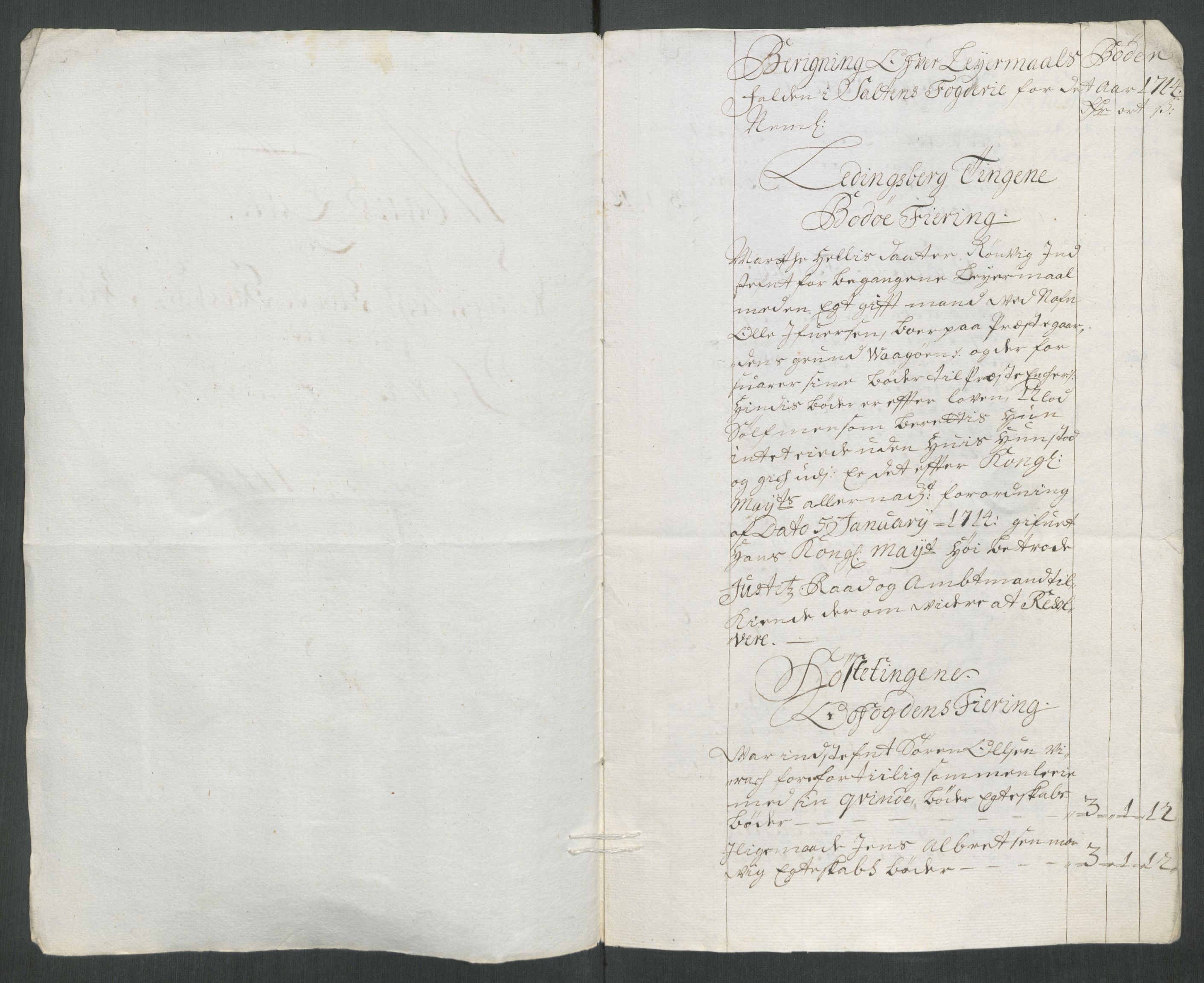 Rentekammeret inntil 1814, Reviderte regnskaper, Fogderegnskap, RA/EA-4092/R66/L4584: Fogderegnskap Salten, 1714, p. 334