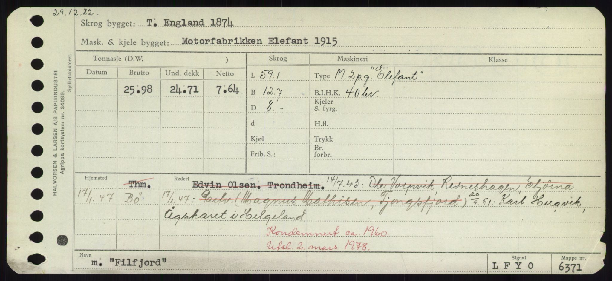 Sjøfartsdirektoratet med forløpere, Skipsmålingen, AV/RA-S-1627/H/Hd/L0010: Fartøy, F-Fjø, p. 471