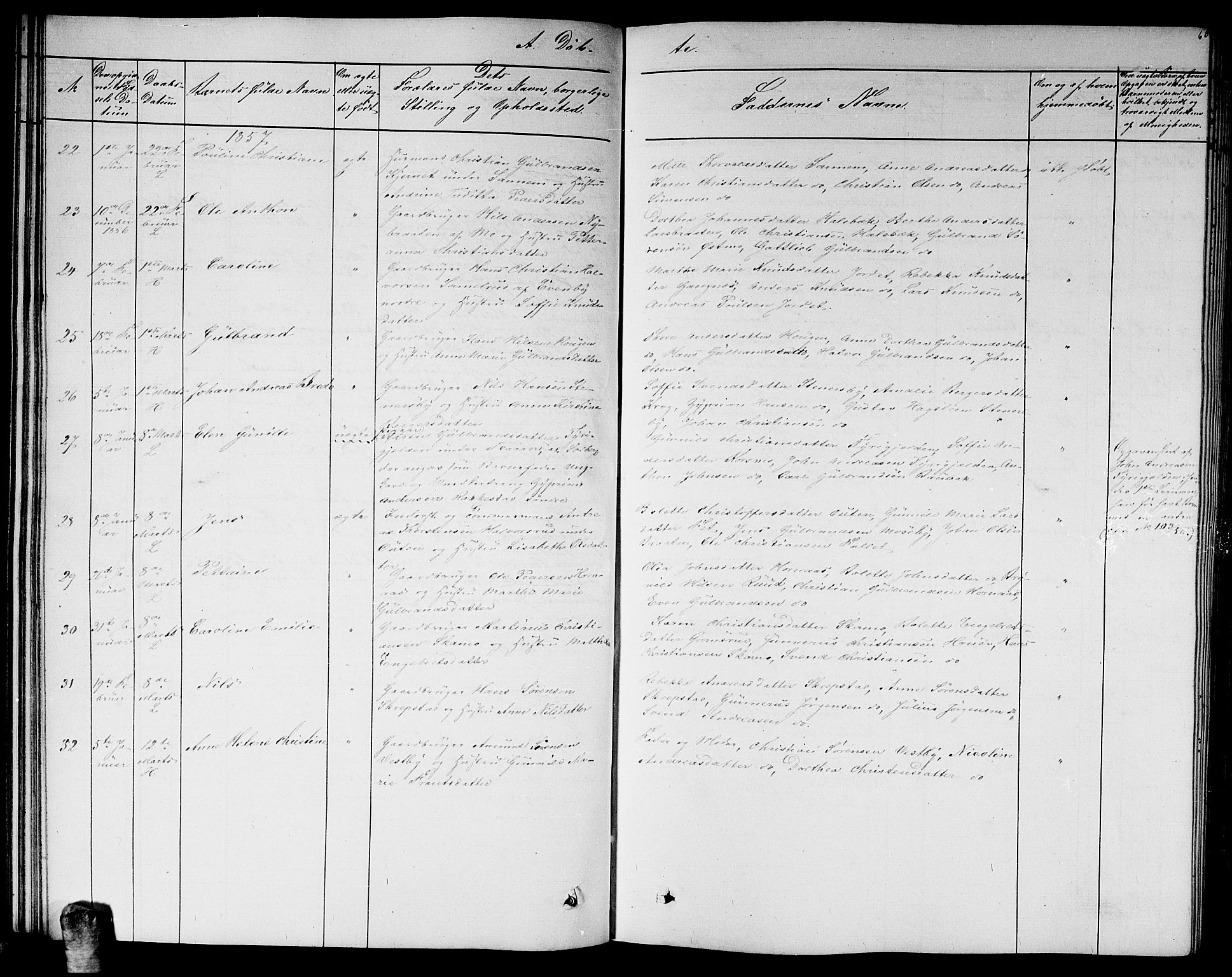 Høland prestekontor Kirkebøker, AV/SAO-A-10346a/G/Ga/L0004: Parish register (copy) no. I 4, 1854-1862, p. 60