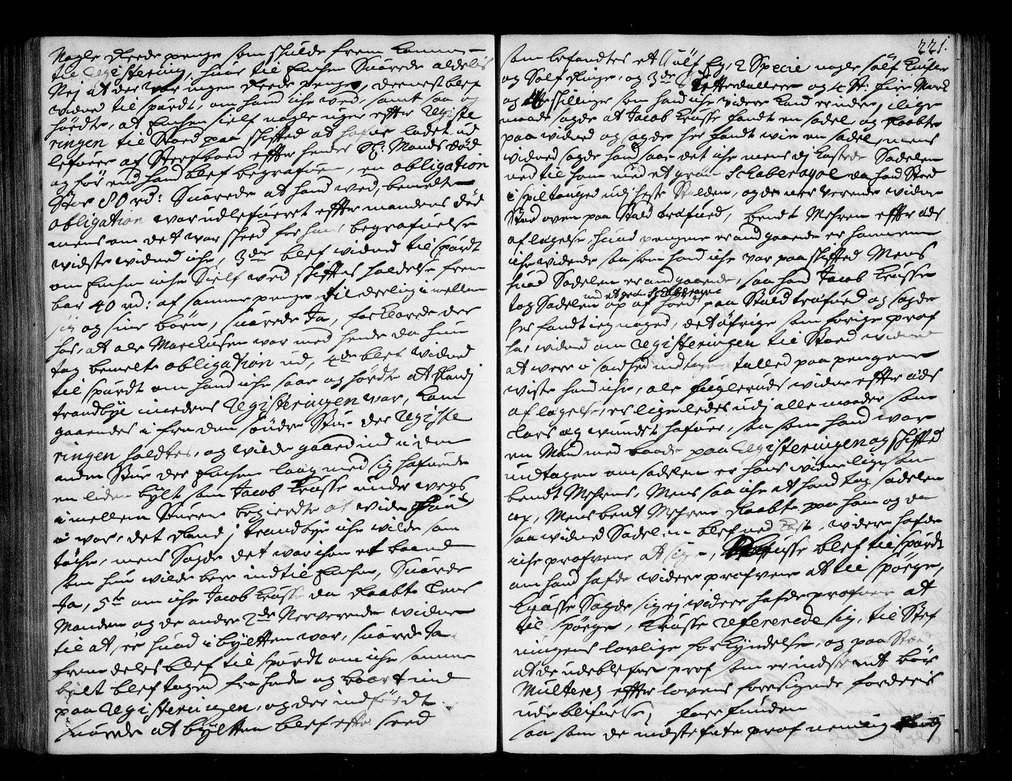 Lier, Røyken og Hurum sorenskriveri, SAKO/A-89/F/Fa/L0044: Tingbok, 1716-1721, p. 221
