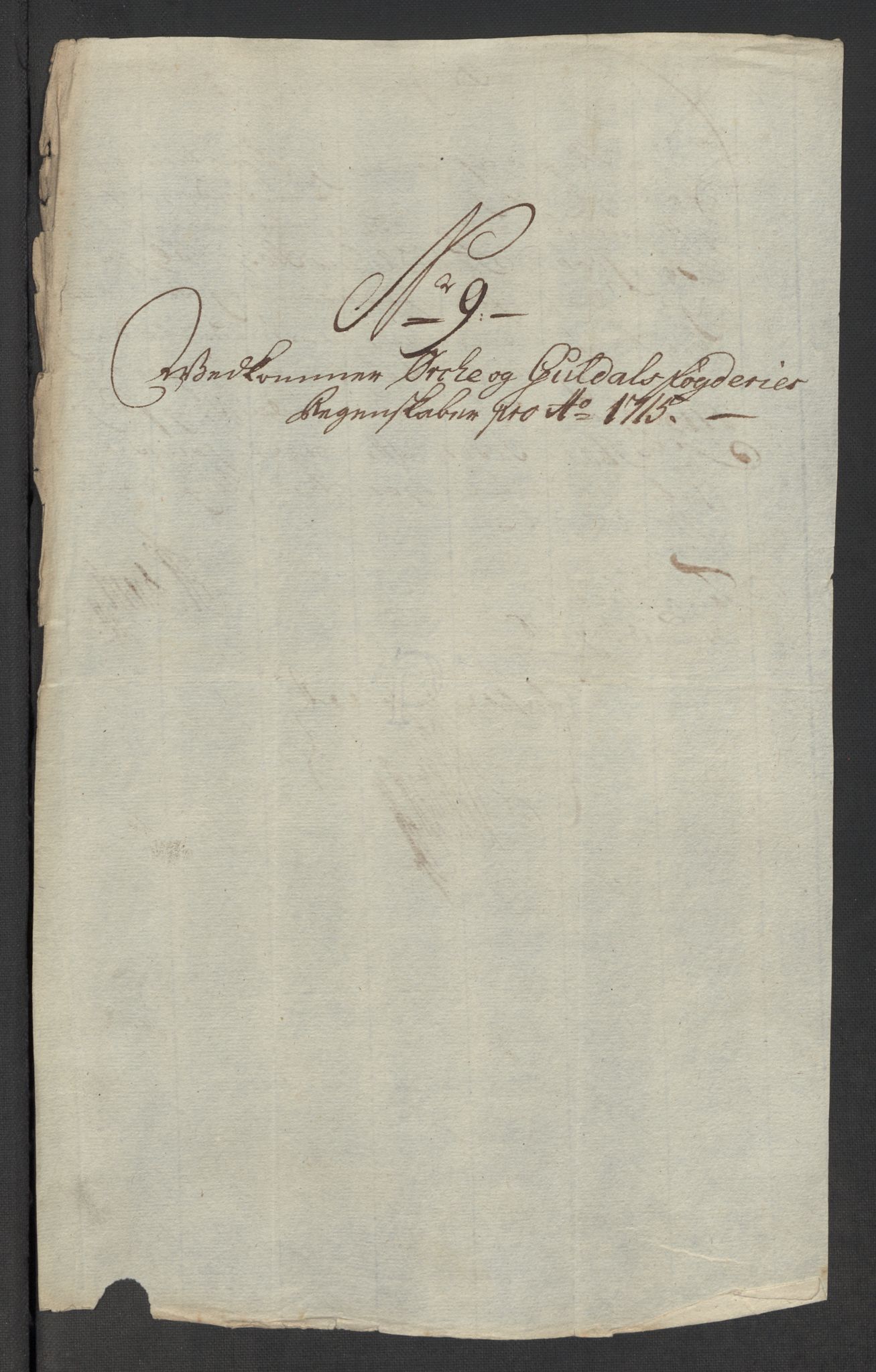 Rentekammeret inntil 1814, Reviderte regnskaper, Fogderegnskap, AV/RA-EA-4092/R60/L3966: Fogderegnskap Orkdal og Gauldal, 1715, p. 135