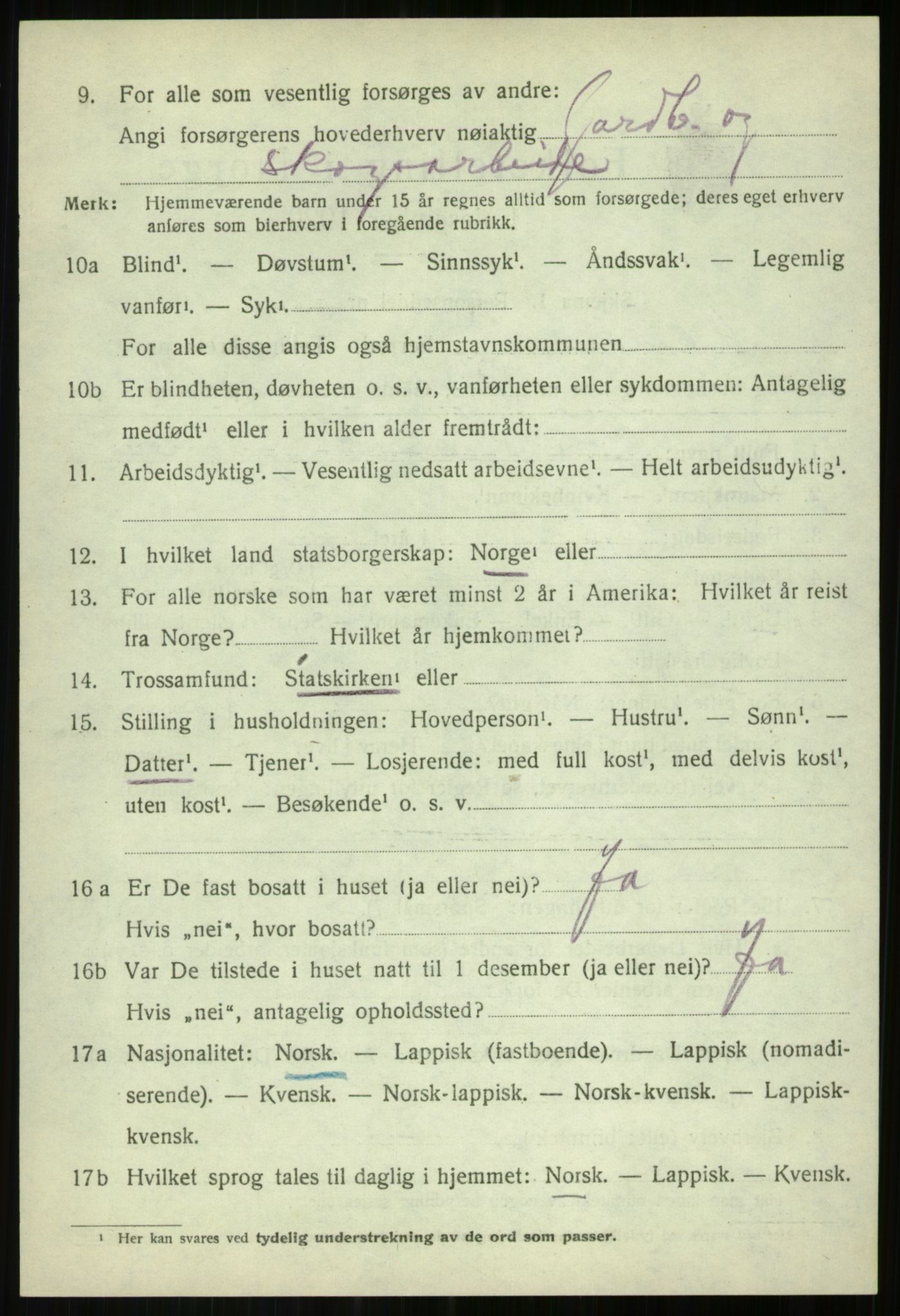 SATØ, 1920 census for Målselv, 1920, p. 2800