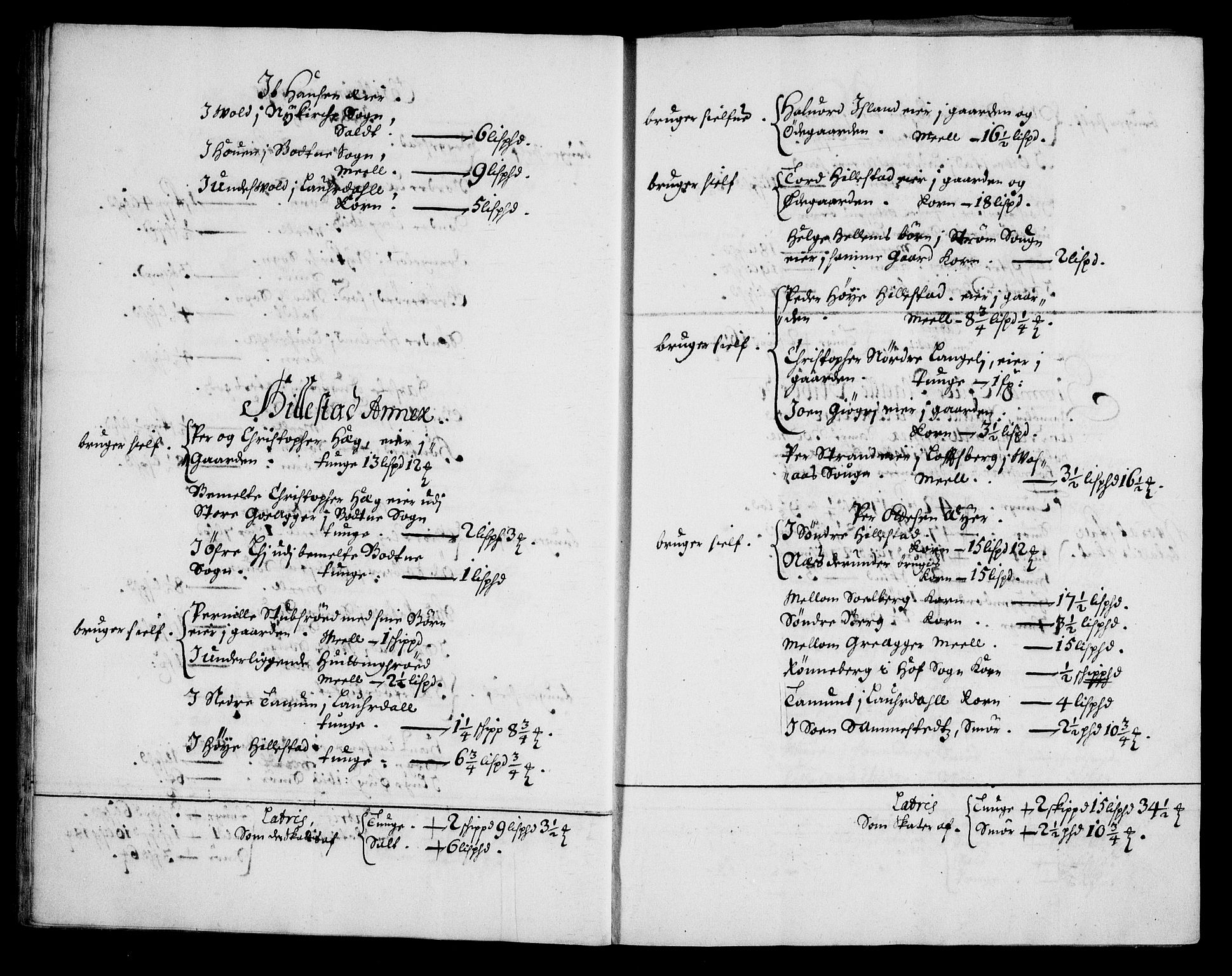 Rentekammeret inntil 1814, Realistisk ordnet avdeling, AV/RA-EA-4070/N/Na/L0003/0002: [XI h]: Tønsbergs amt og Larvik grevskaps jordebøker: / (B) Odelsskatt av jord som greven selv ikke besitter eller bruker., 1674