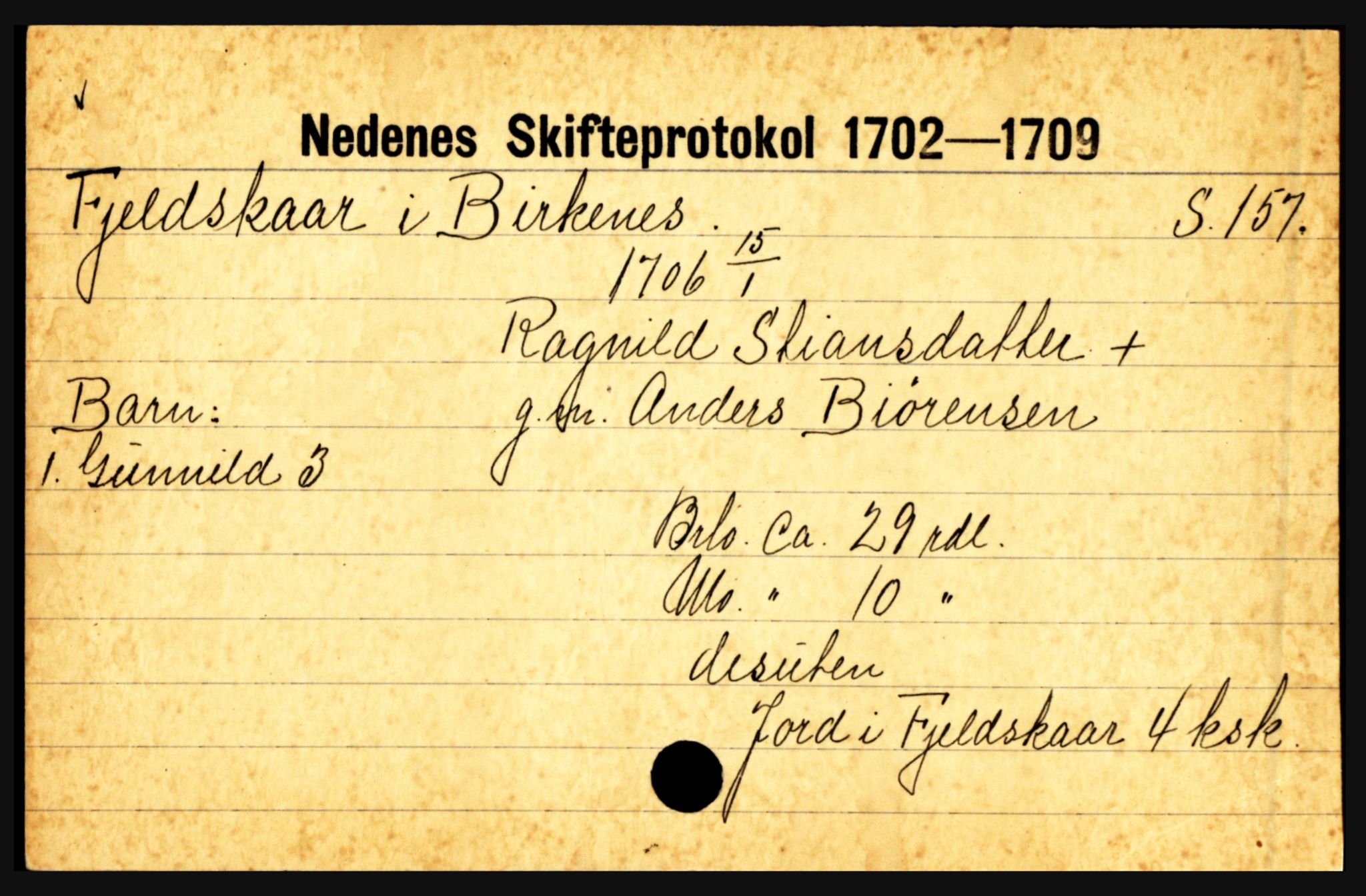 Nedenes sorenskriveri før 1824, SAK/1221-0007/H, p. 6839