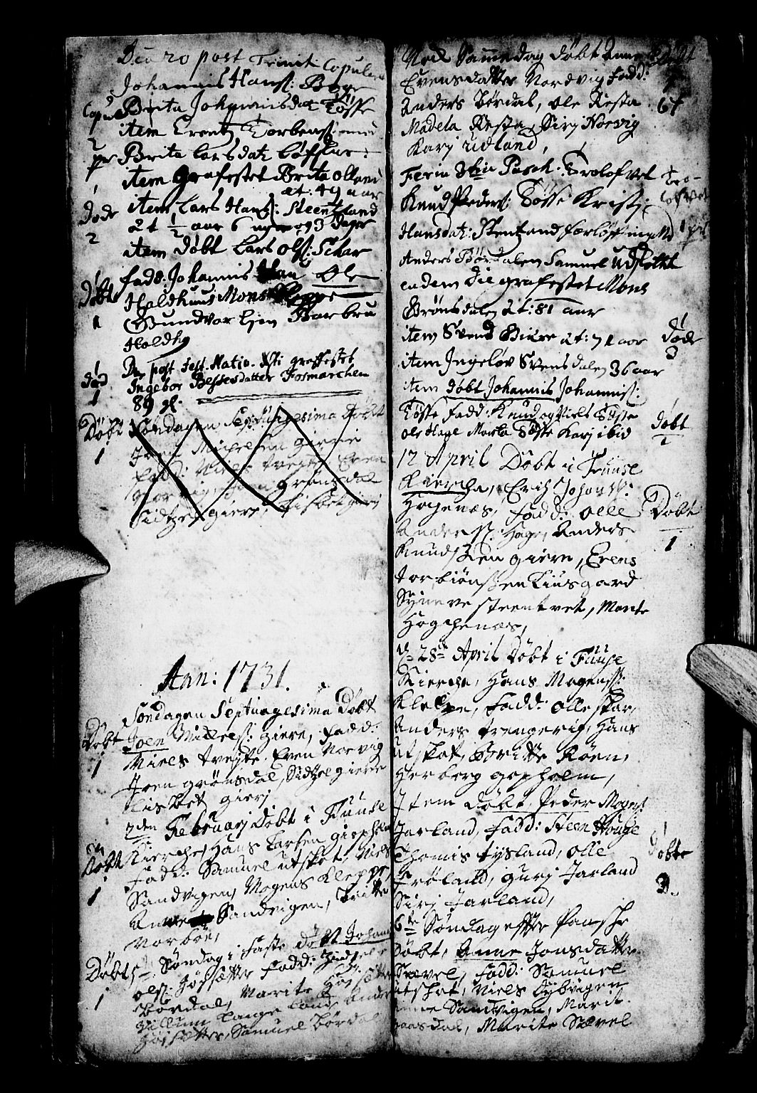 Os sokneprestembete, SAB/A-99929: Parish register (official) no. A 4, 1669-1760, p. 64