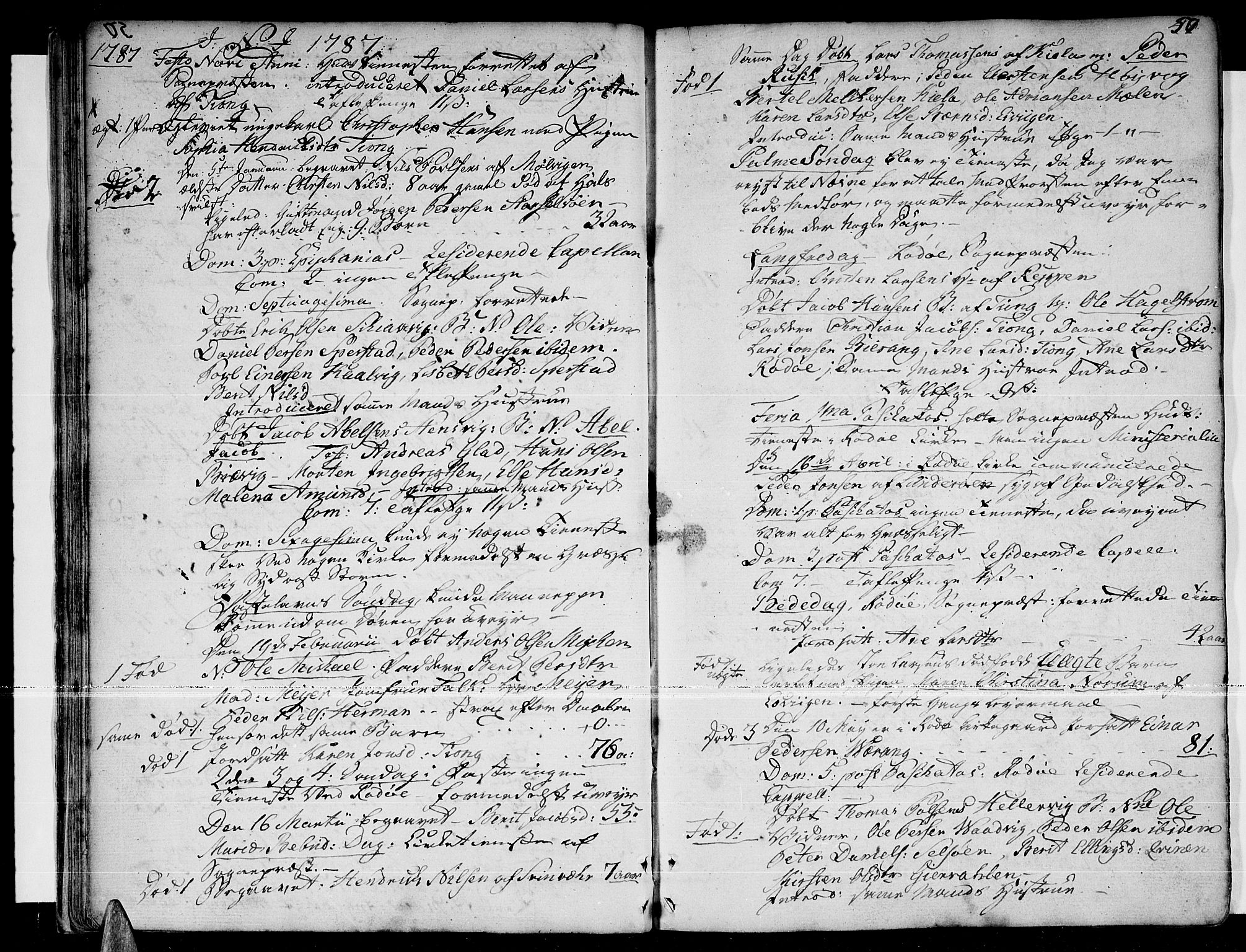 Ministerialprotokoller, klokkerbøker og fødselsregistre - Nordland, AV/SAT-A-1459/841/L0591: Parish register (official) no. 841A03 /1, 1777-1819, p. 49