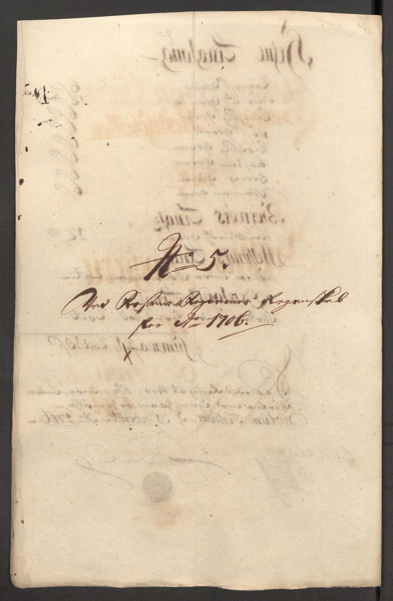 Rentekammeret inntil 1814, Reviderte regnskaper, Fogderegnskap, RA/EA-4092/R57/L3857: Fogderegnskap Fosen, 1706-1707, p. 94