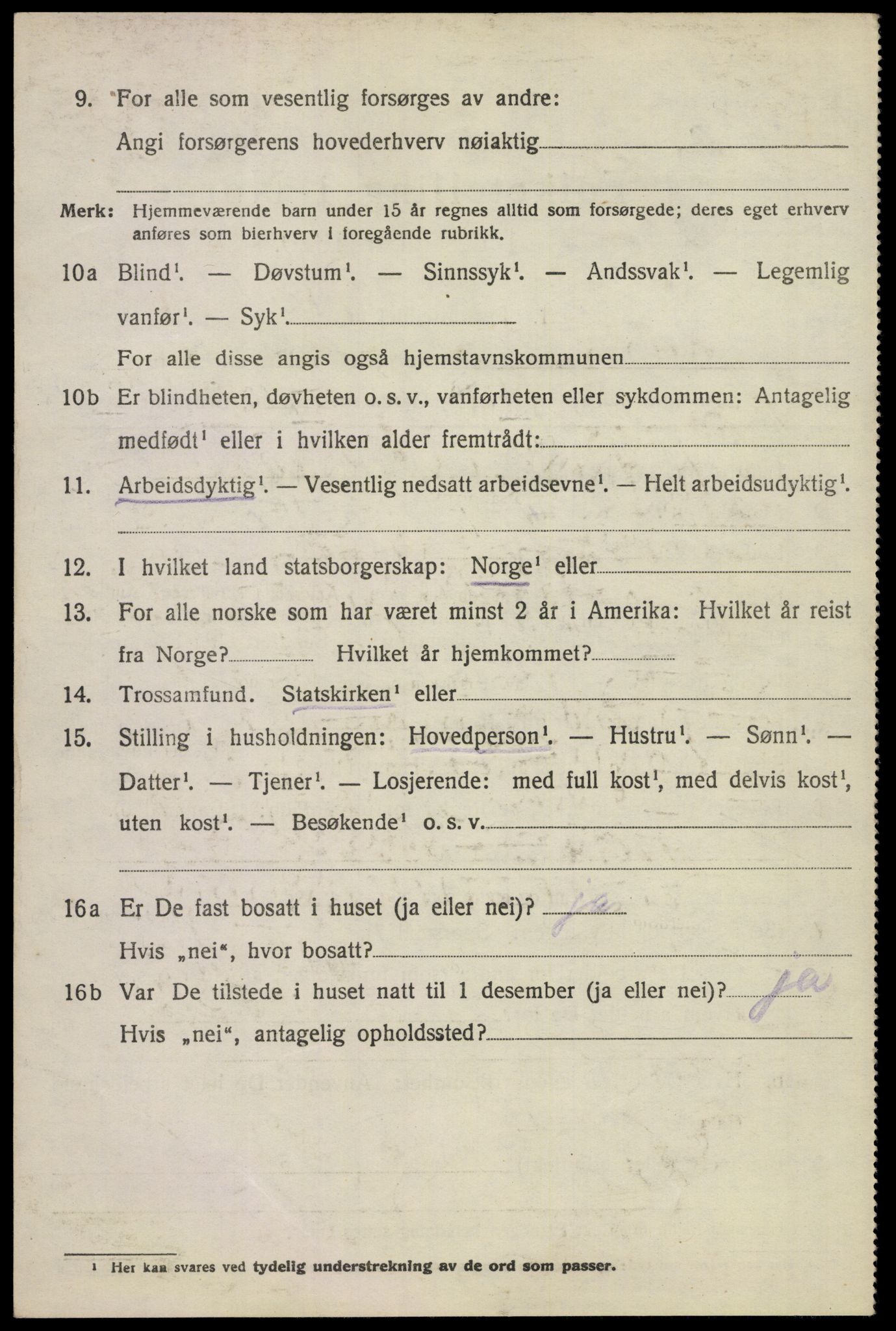 SAKO, 1920 census for Ramnes, 1920, p. 1991