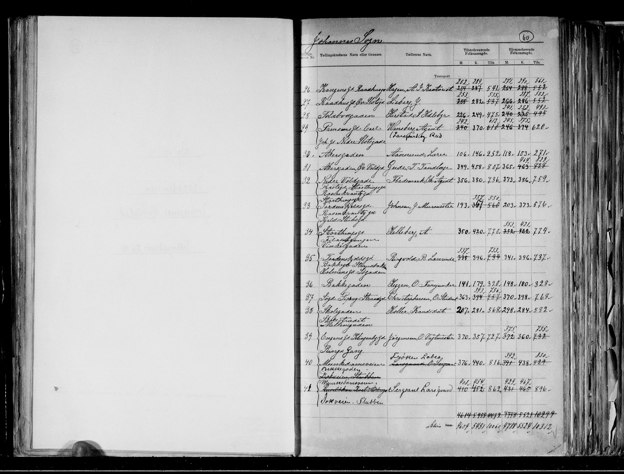 RA, 1891 census for 0301 Kristiania, 1891, p. 12945