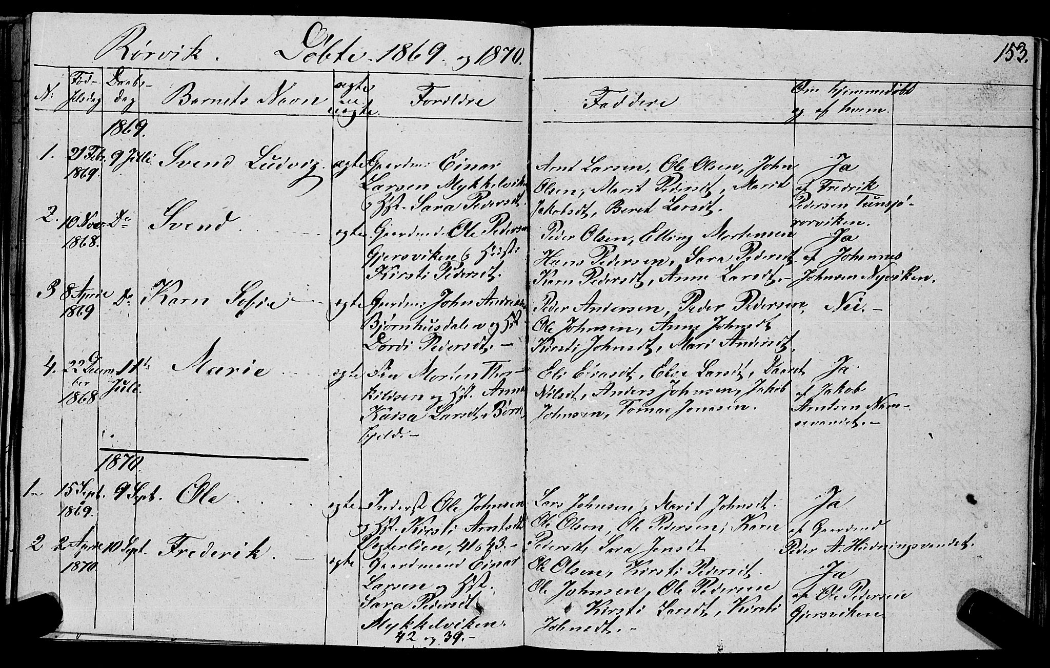 Ministerialprotokoller, klokkerbøker og fødselsregistre - Nord-Trøndelag, SAT/A-1458/762/L0538: Parish register (official) no. 762A02 /1, 1833-1879, p. 153