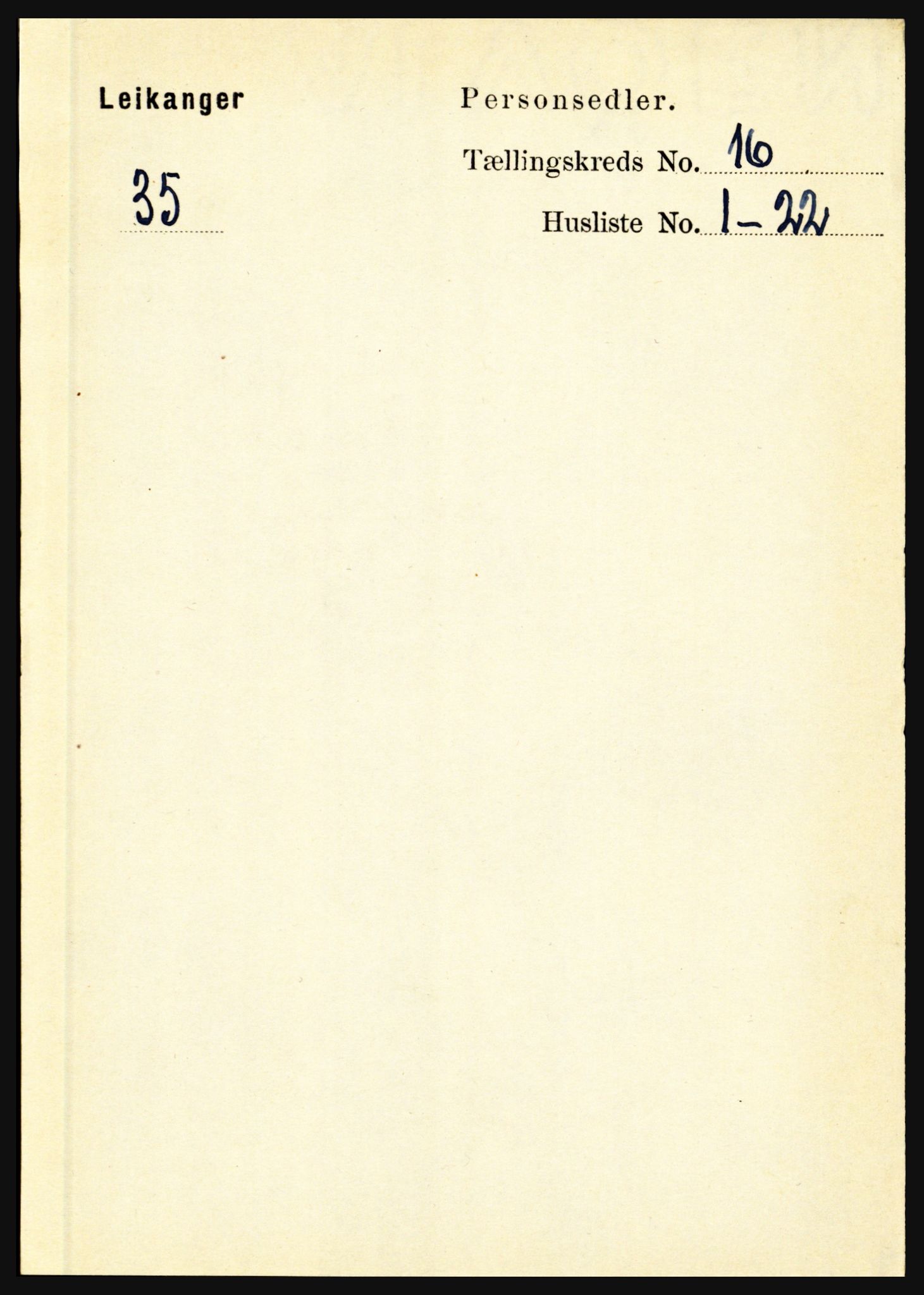 RA, 1891 census for 1419 Leikanger, 1891, p. 2983