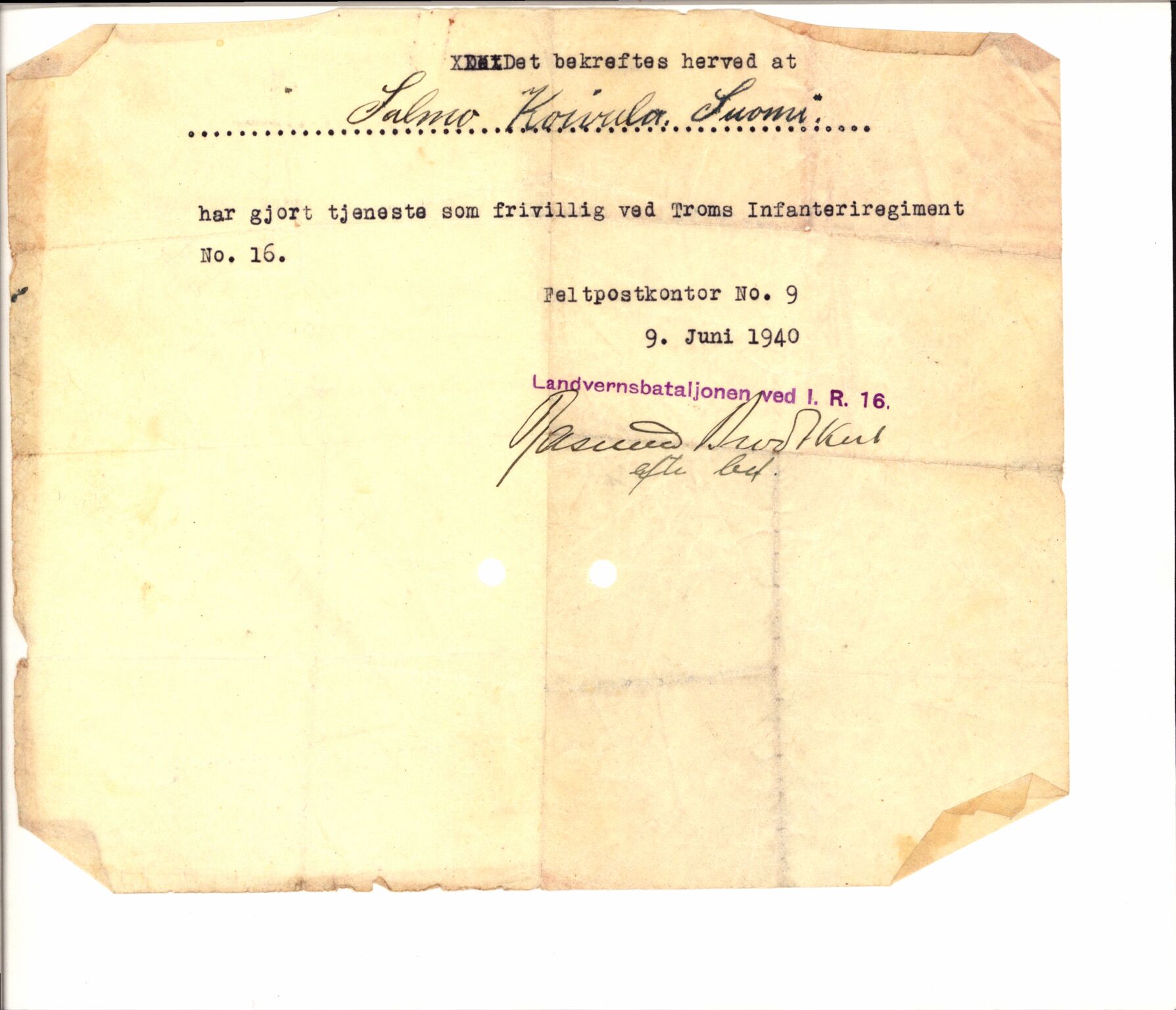 Forsvaret, Forsvarets krigshistoriske avdeling, AV/RA-RAFA-2017/Y/Ya/L0006: II-C-11-11,2 - Utenriksdepartementet.  Legasjonen i Helsingfors., 1940-1946, p. 477
