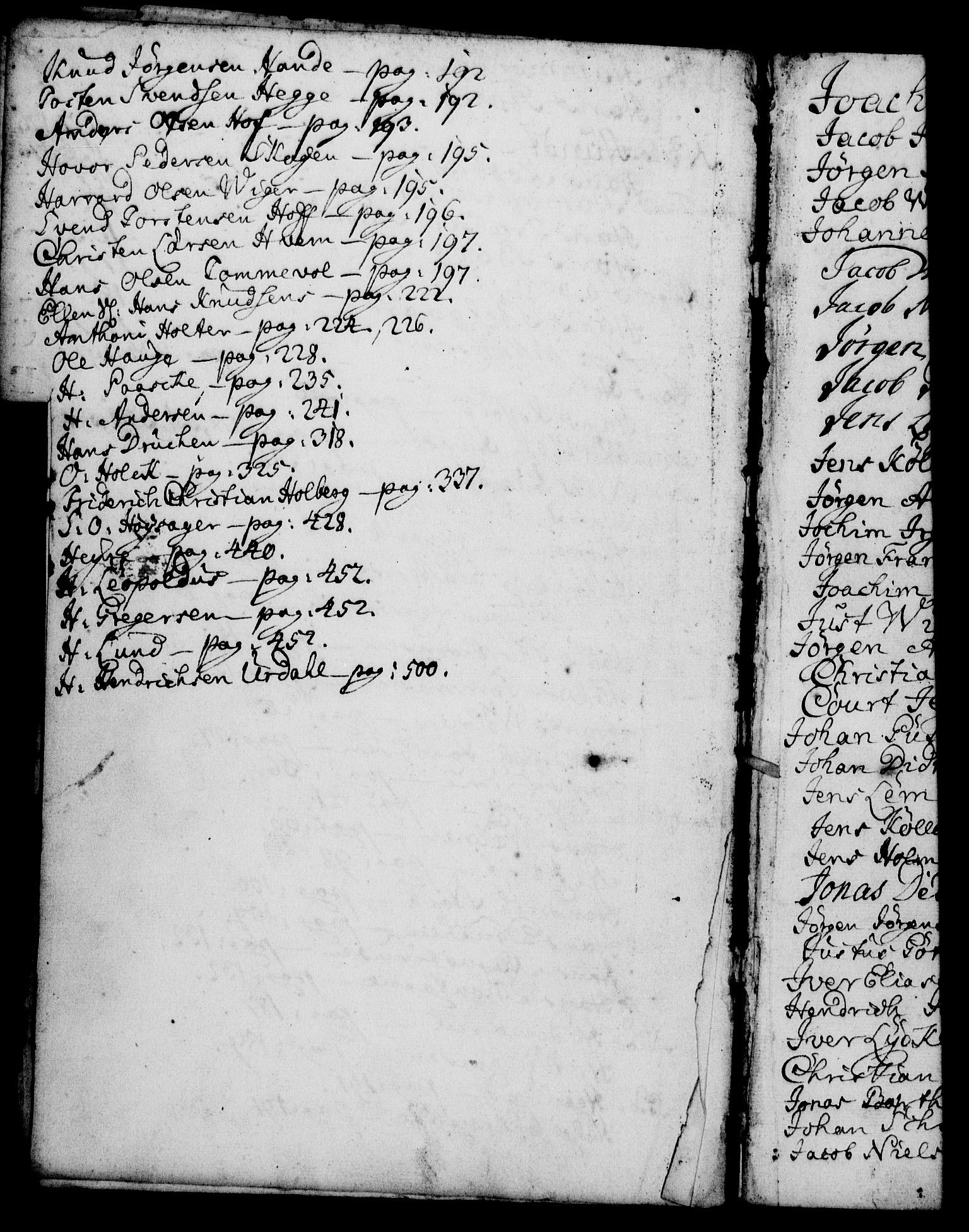 Rentekammeret, Kammerkanselliet, AV/RA-EA-3111/G/Gh/Ghd/L0001: Kausjonsprotokoll med register (merket RK 53.39), 1719-1725