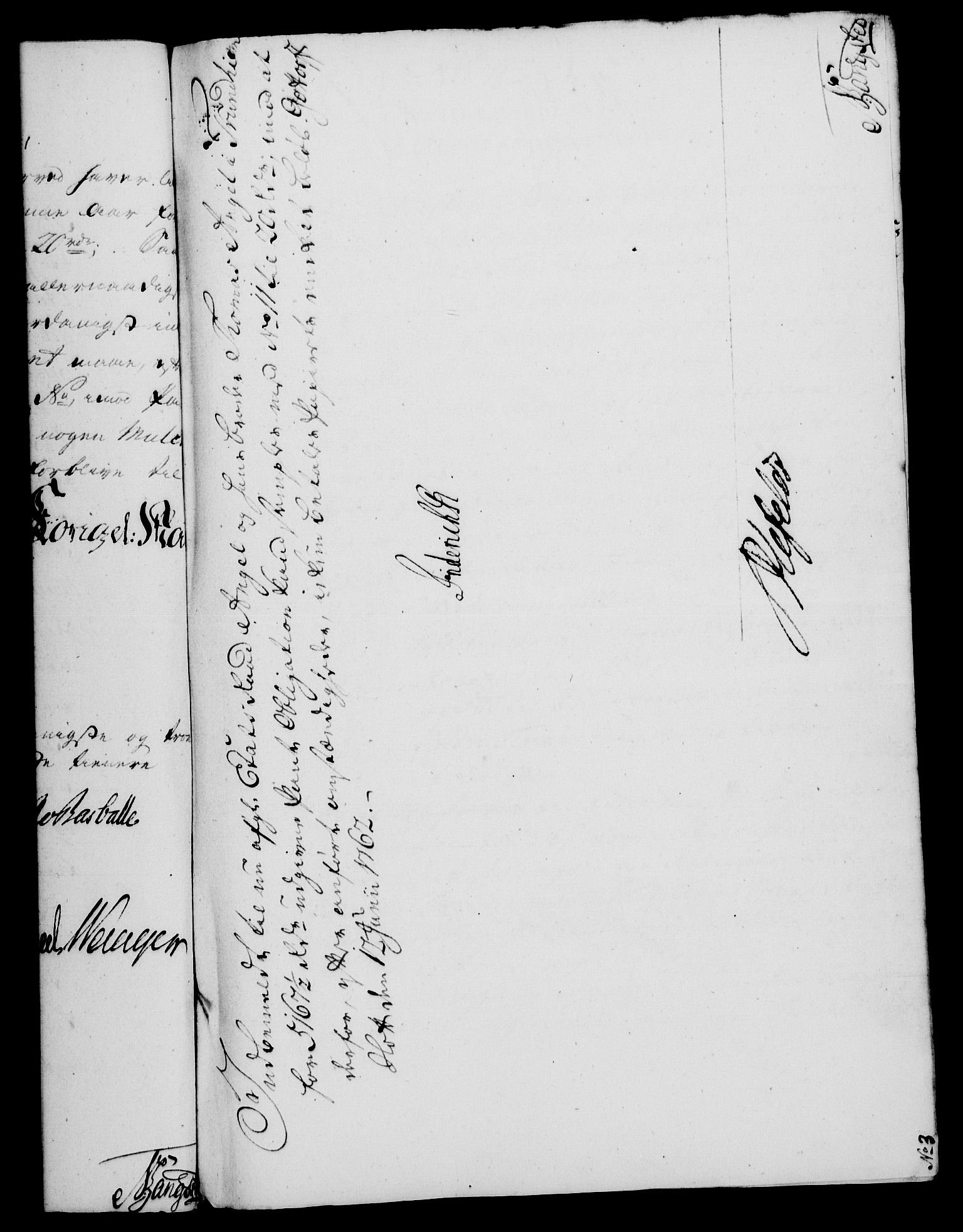 Rentekammeret, Kammerkanselliet, RA/EA-3111/G/Gf/Gfa/L0044: Norsk relasjons- og resolusjonsprotokoll (merket RK 52.44), 1762, p. 283