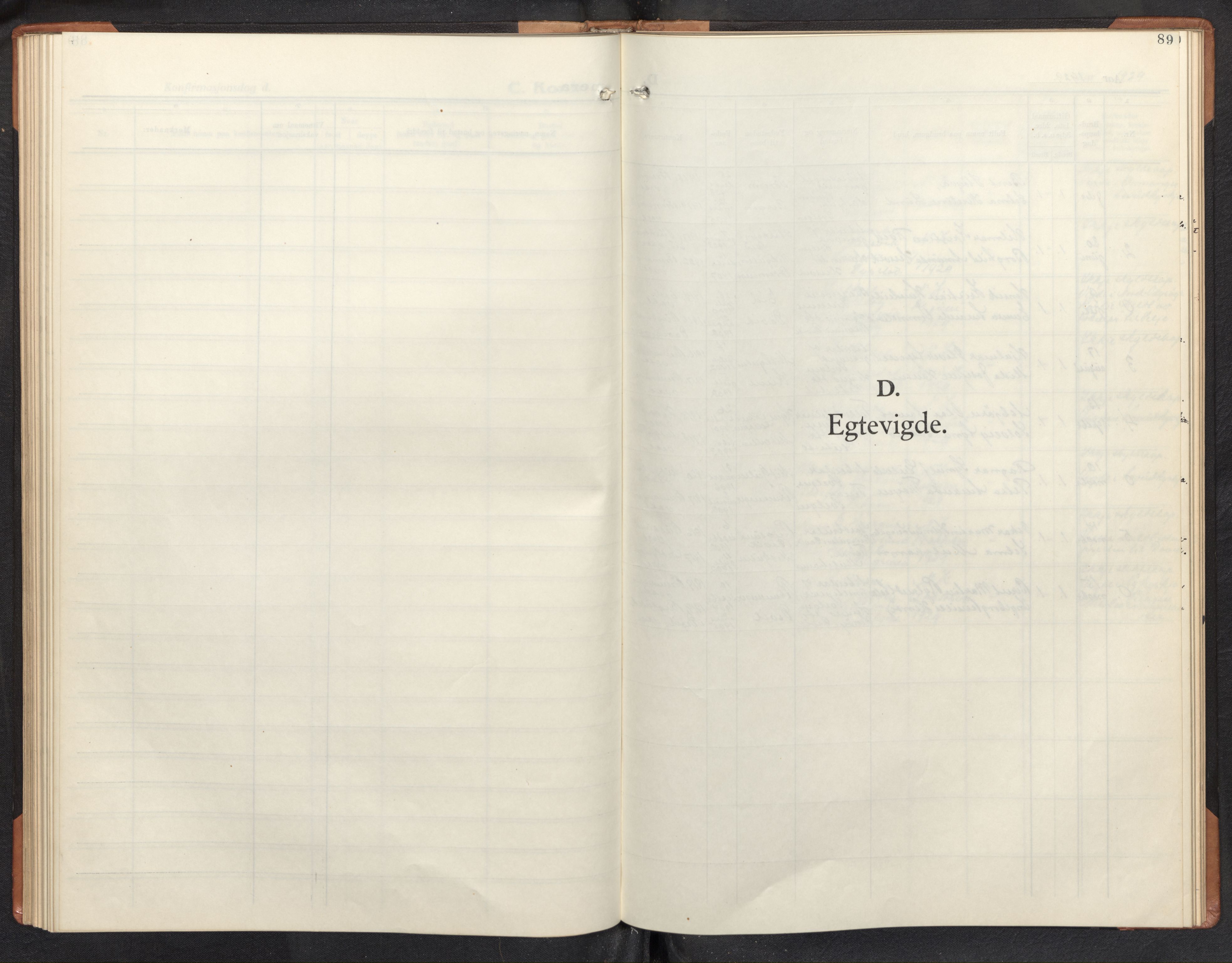 Davik sokneprestembete, SAB/A-79701/H/Hab/Habb/L0002: Parish register (copy) no. B 2, 1929-1951, p. 88b-89a