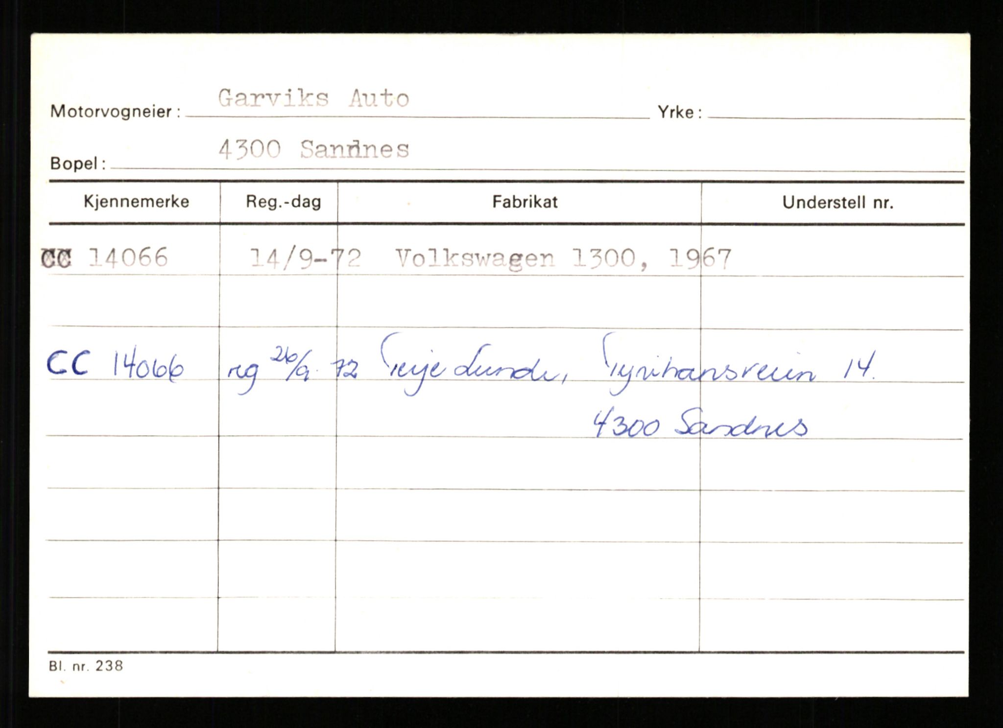 Stavanger trafikkstasjon, AV/SAST-A-101942/0/G/L0003: Registreringsnummer: 10466 - 15496, 1930-1971, p. 2505