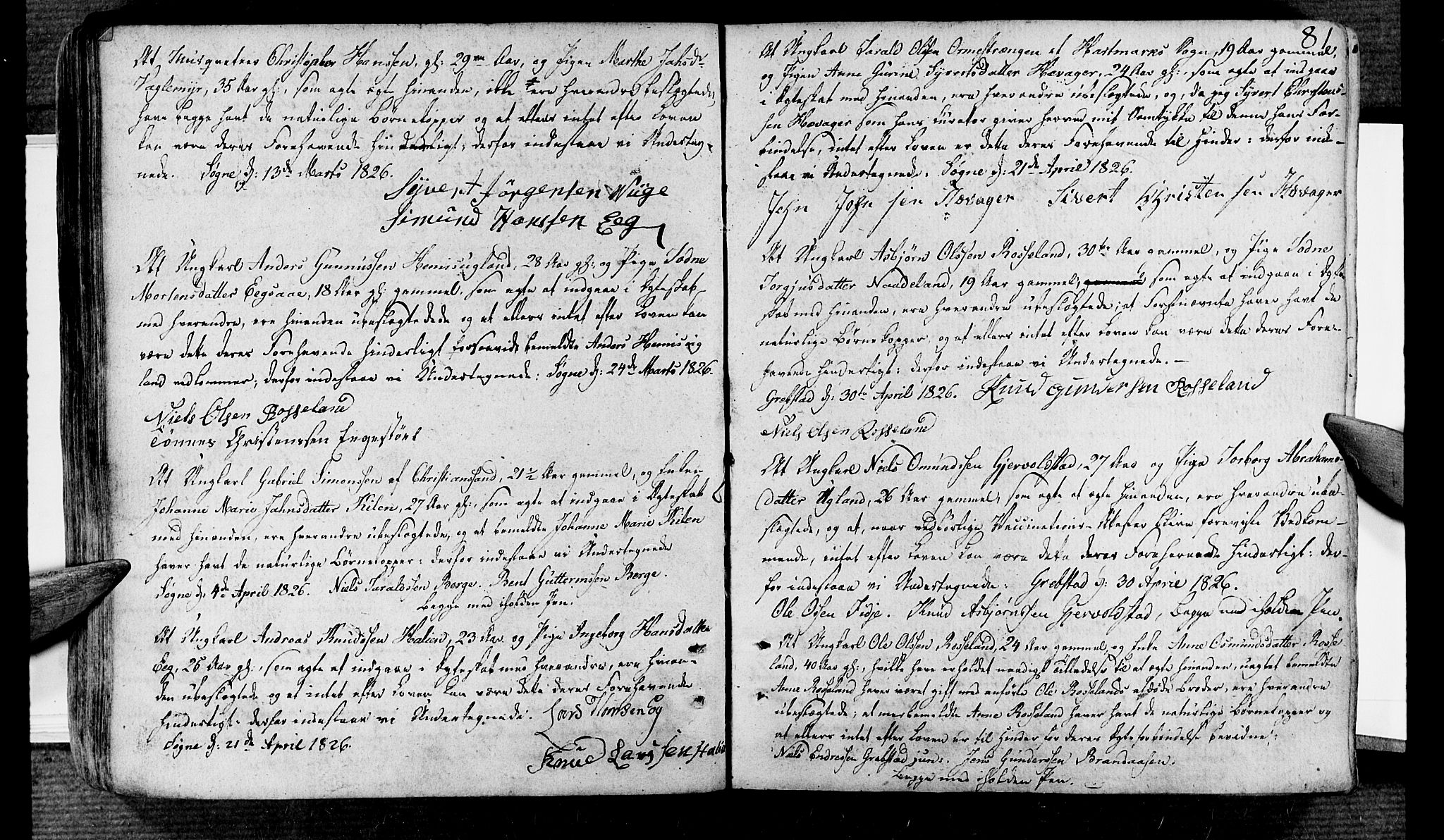 Søgne sokneprestkontor, SAK/1111-0037/F/Fa/Fab/L0007: Parish register (official) no. A 7, 1791-1851, p. 81