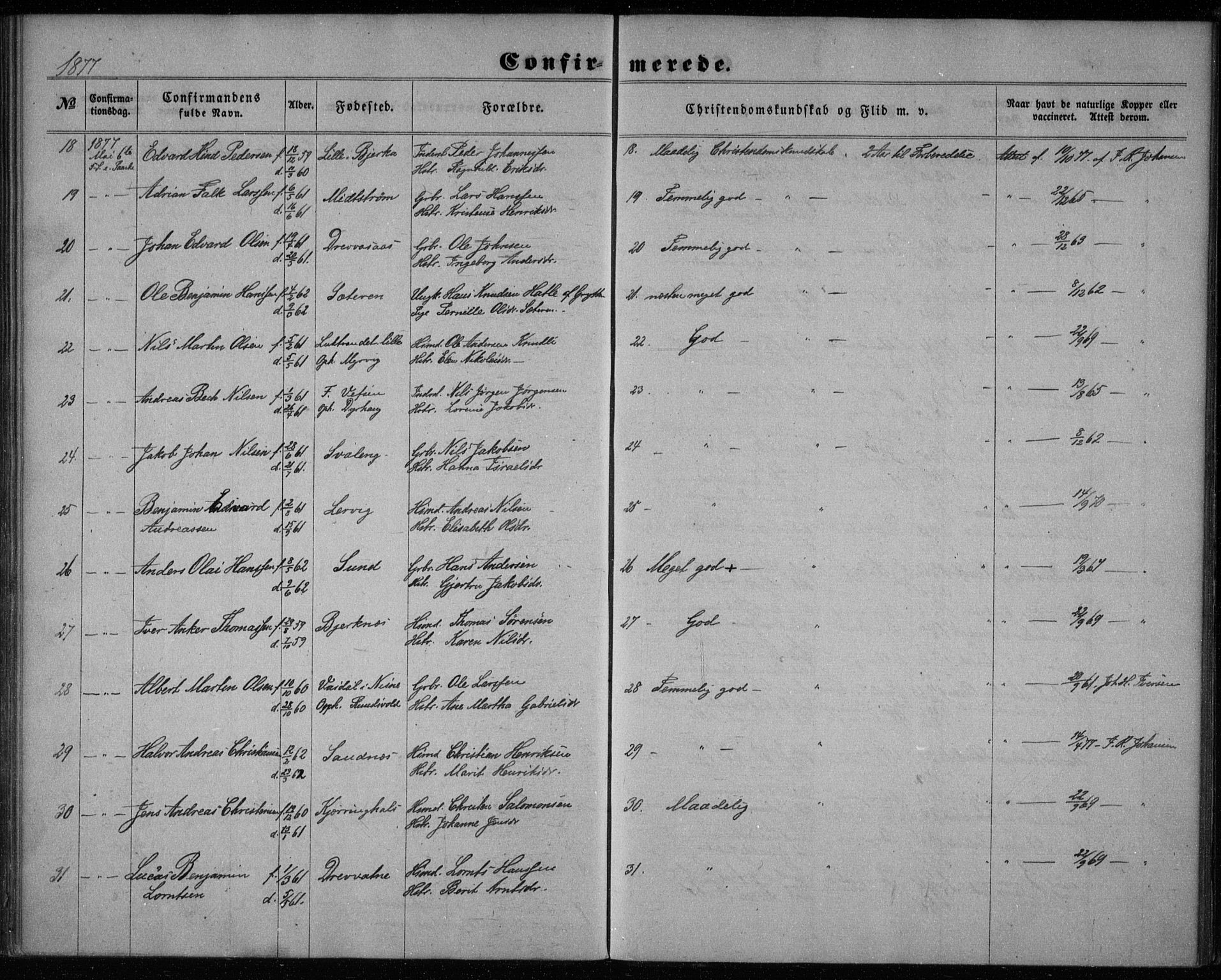 Ministerialprotokoller, klokkerbøker og fødselsregistre - Nordland, AV/SAT-A-1459/825/L0357: Parish register (official) no. 825A11, 1859-1877