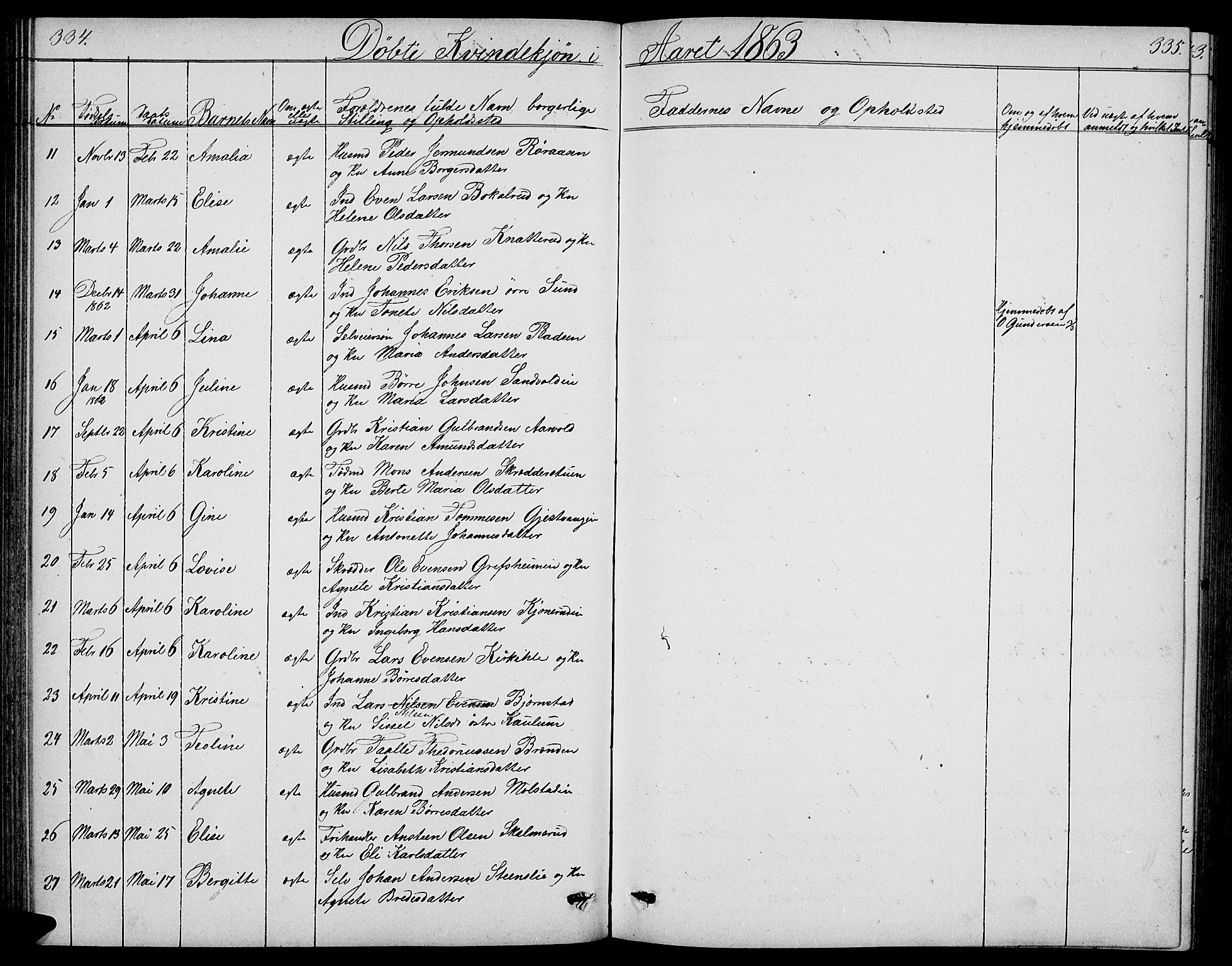 Nes prestekontor, Hedmark, SAH/PREST-020/L/La/L0005: Parish register (copy) no. 5, 1852-1889, p. 334-335