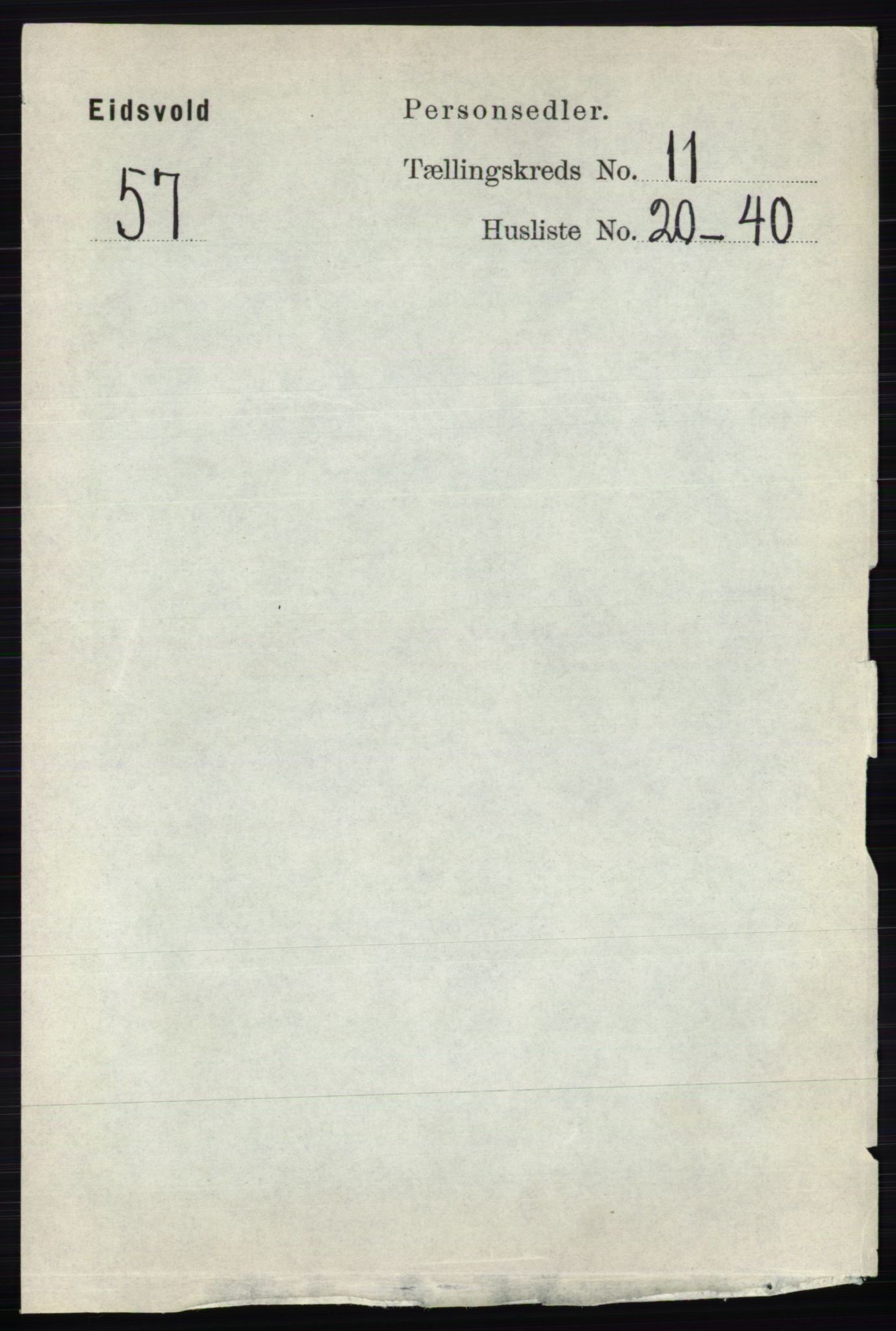 RA, 1891 census for 0237 Eidsvoll, 1891, p. 7812